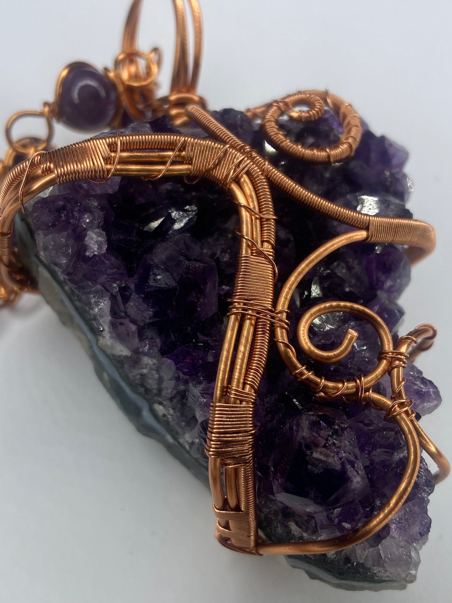 Luxury Amethyst Masterpiece Healing Pendant