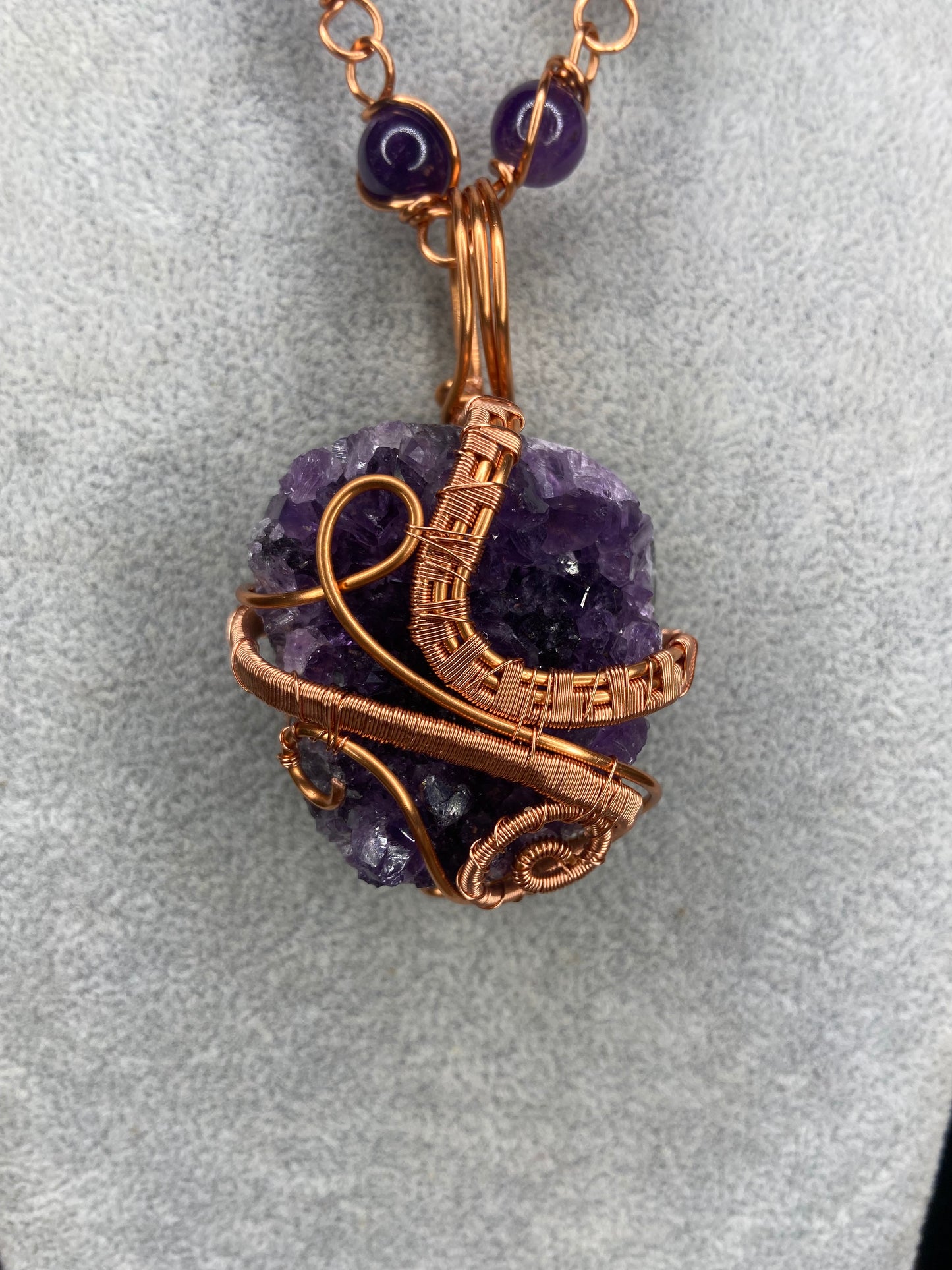Luxury Amethyst Reiki Infused Masterpiece Pendant