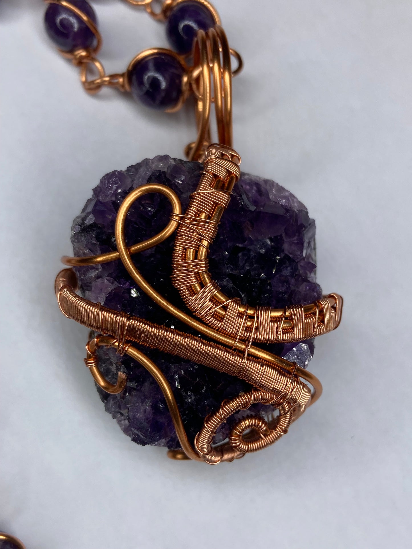 Luxury Amethyst Reiki Infused Masterpiece Pendant