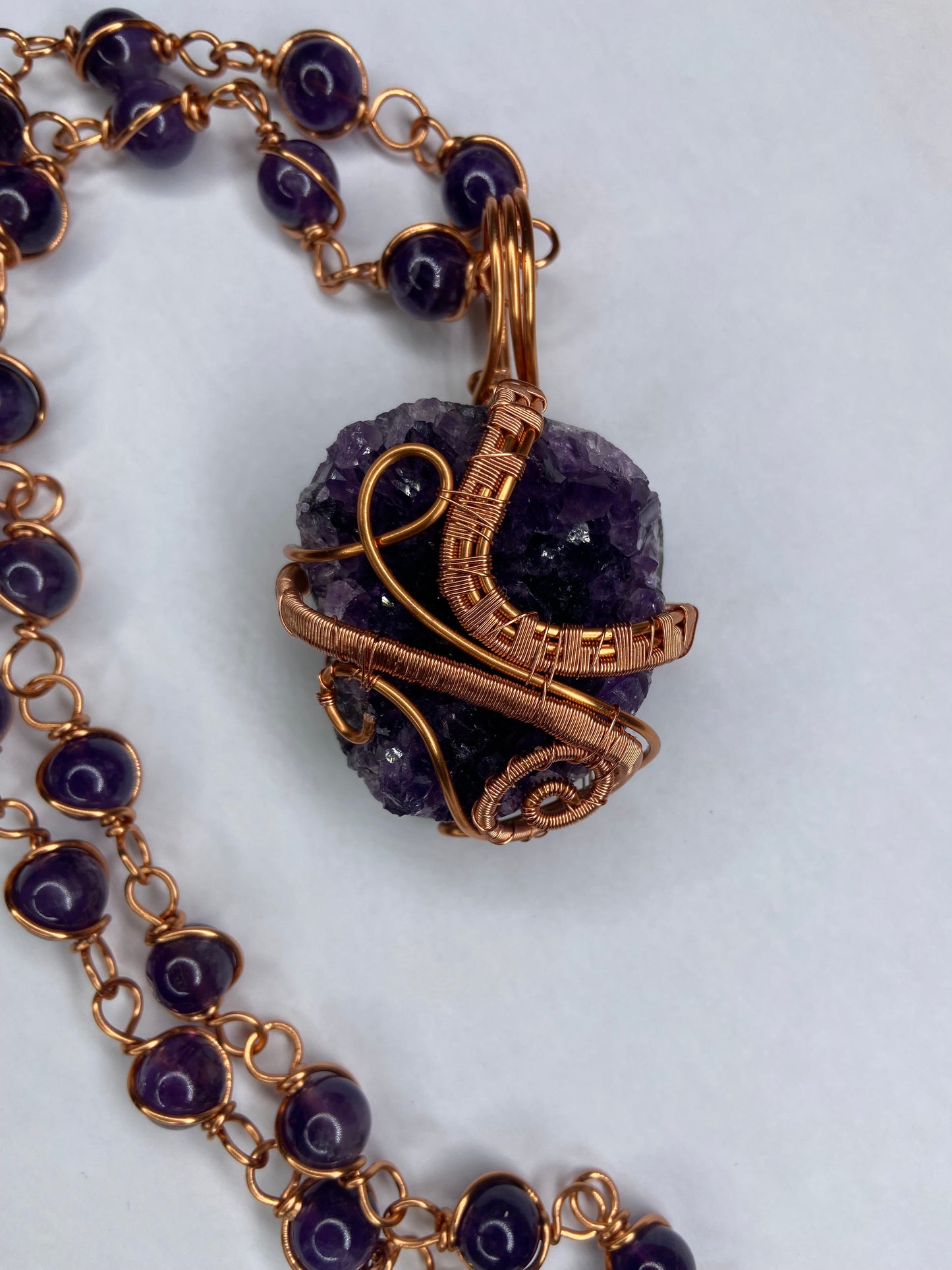 Luxury Amethyst Reiki Infused Masterpiece Pendant