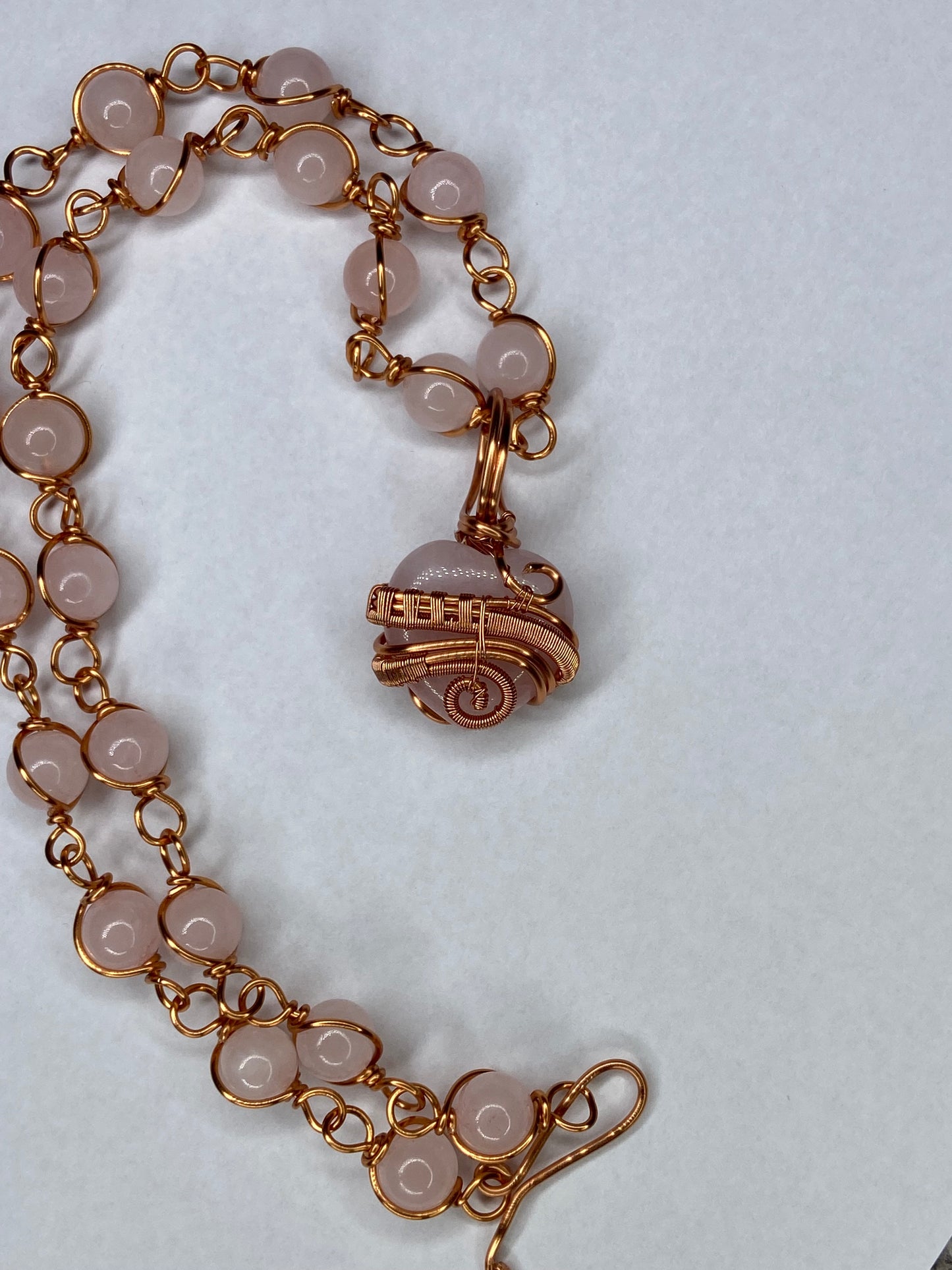 Luxury Heart Rose Quartz Masterpiece Healing Pendant
