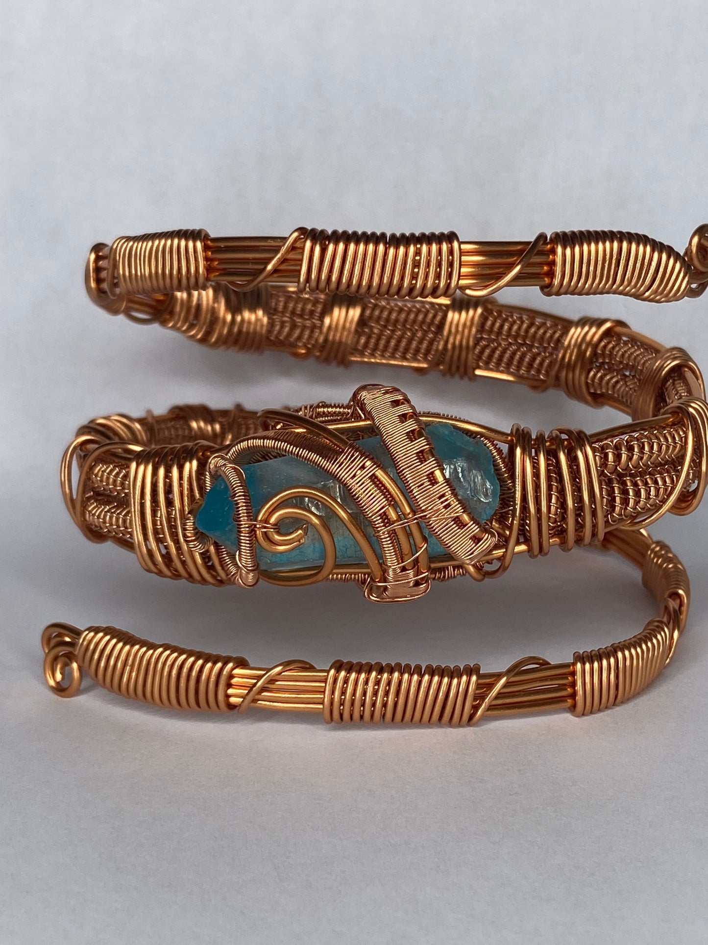 Luxury Aqua Aura Quartz Masterpiece Healing Bracelet