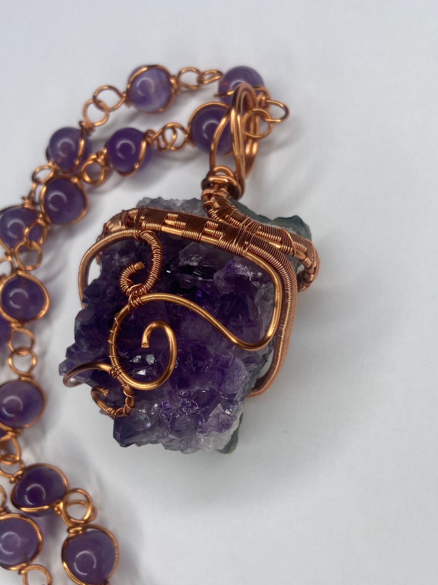 Luxury Amethyst Masterpiece Healing Pendant