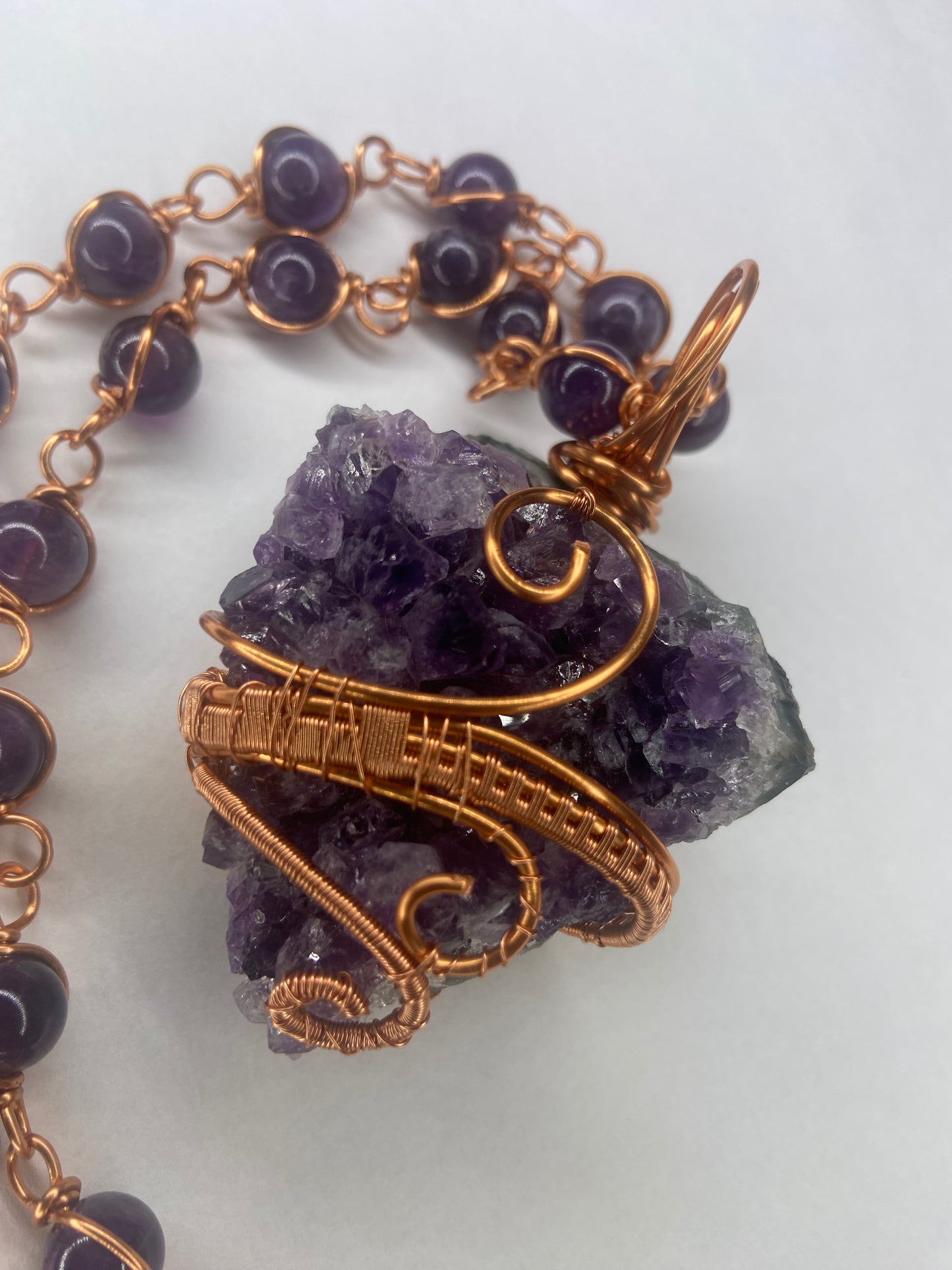 Luxury Amethyst Healing Masterpiece Pendant