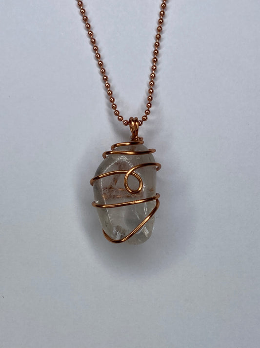 Clear Quartz Necklace for Clarity, Focus & Energy Amplification
