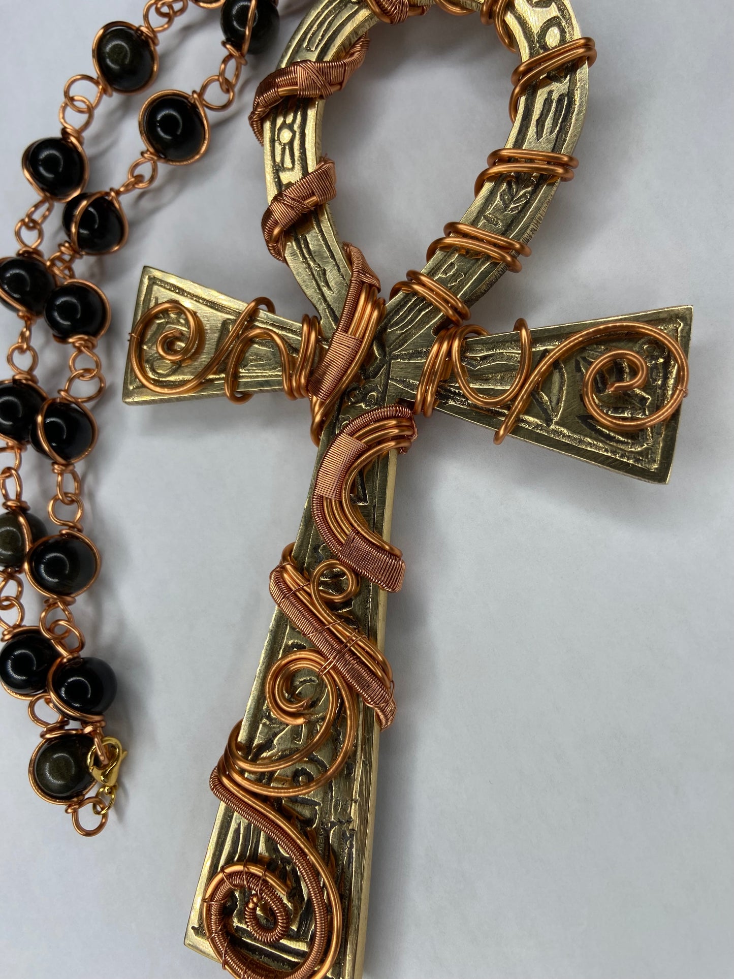 7in. Luxury Ankh Masterpiece Healing Pendant