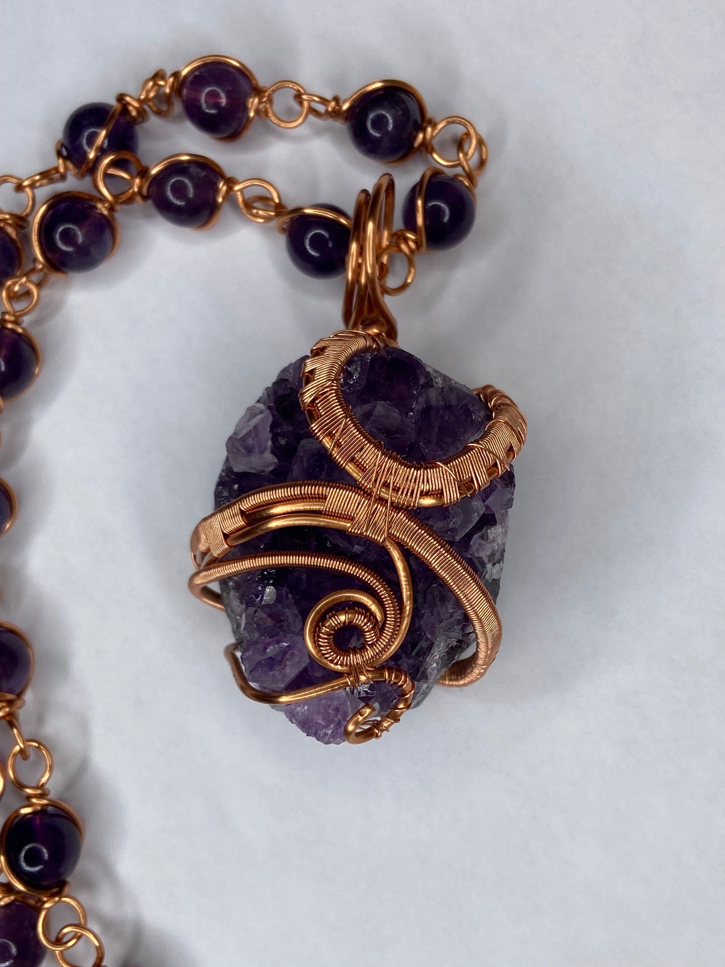 Luxury Amethyst Masterpiece Healing Pendant