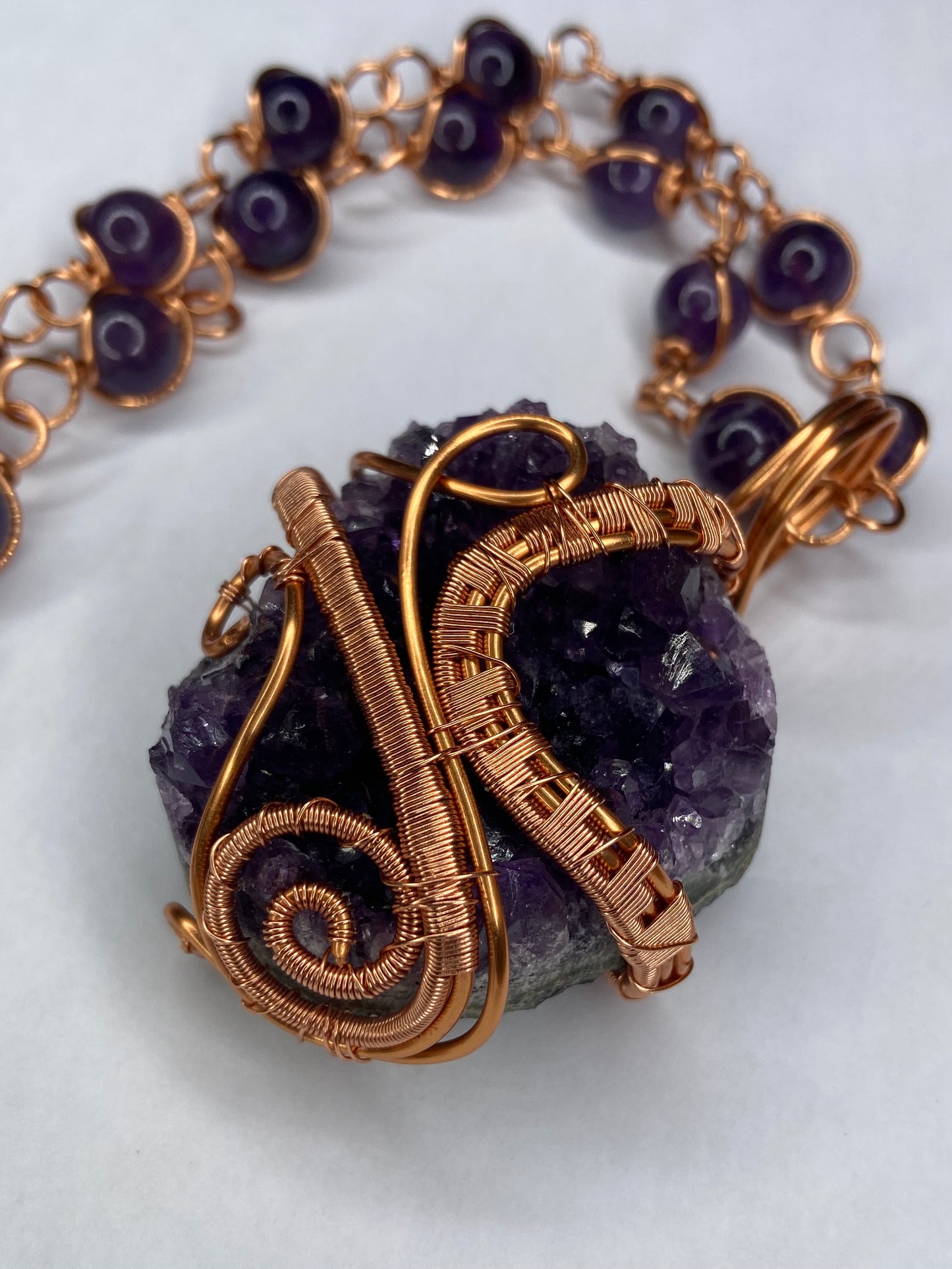 Luxury Amethyst Reiki Infused Masterpiece Pendant
