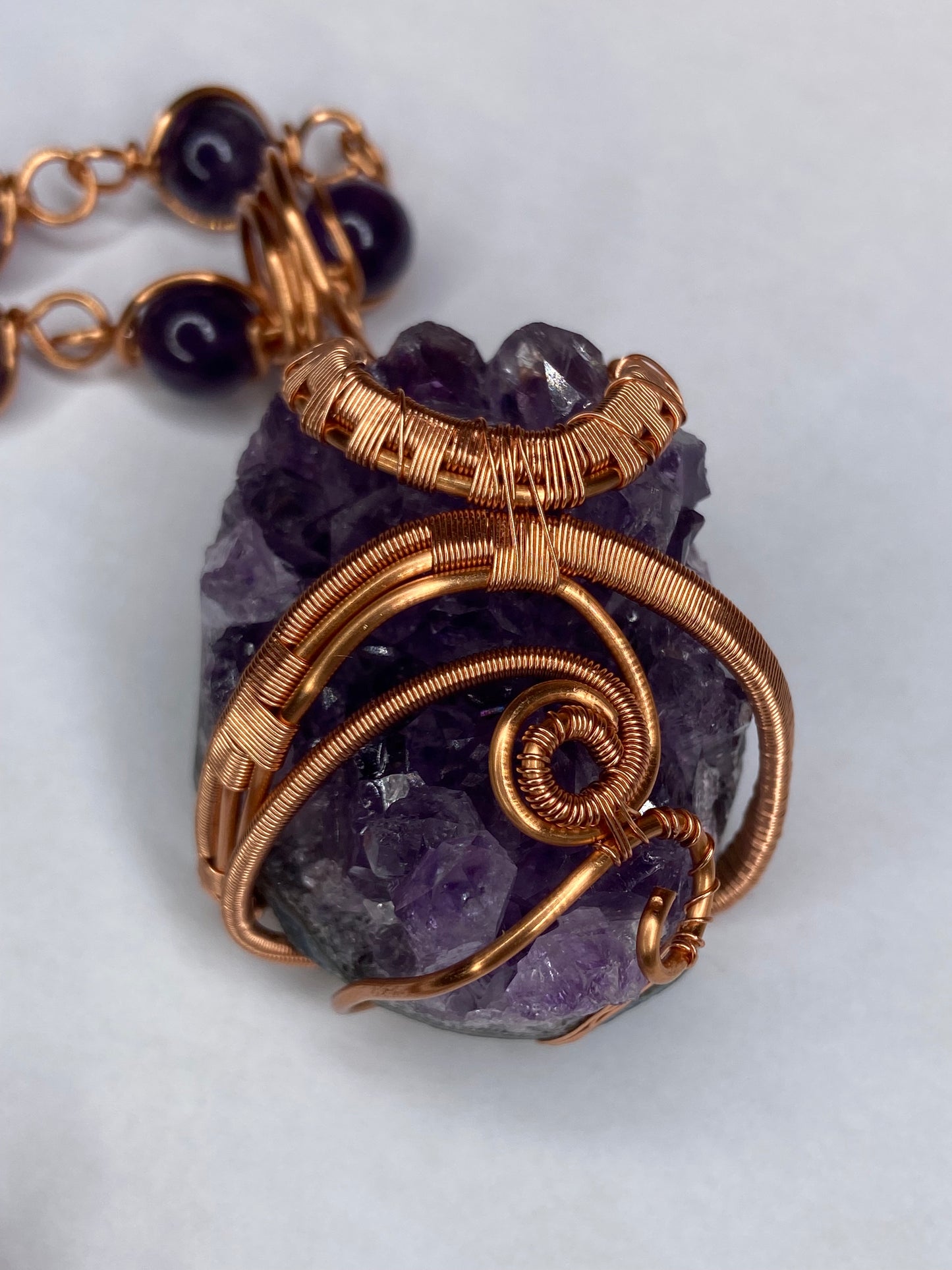 Luxury Amethyst Masterpiece Healing Pendant