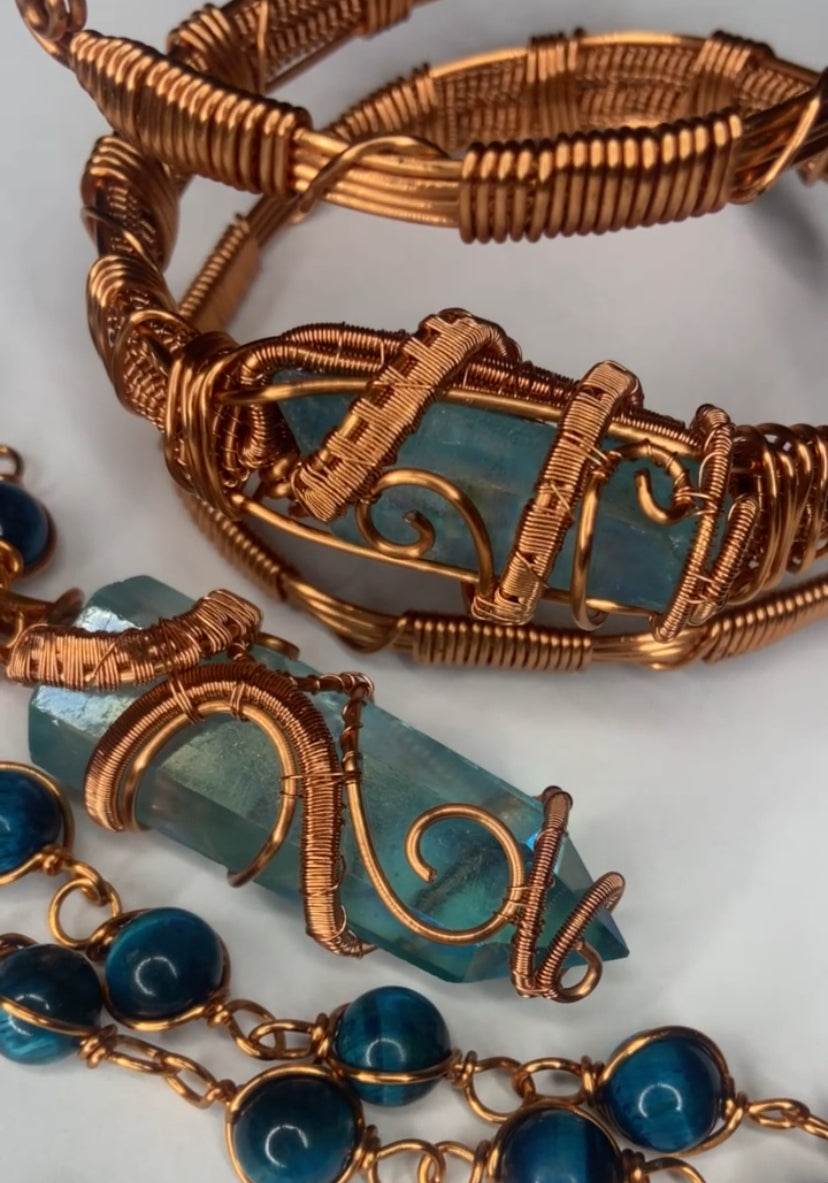 Luxury Aqua Aura Quartz Masterpiece Set (SPECIAL OFFER)