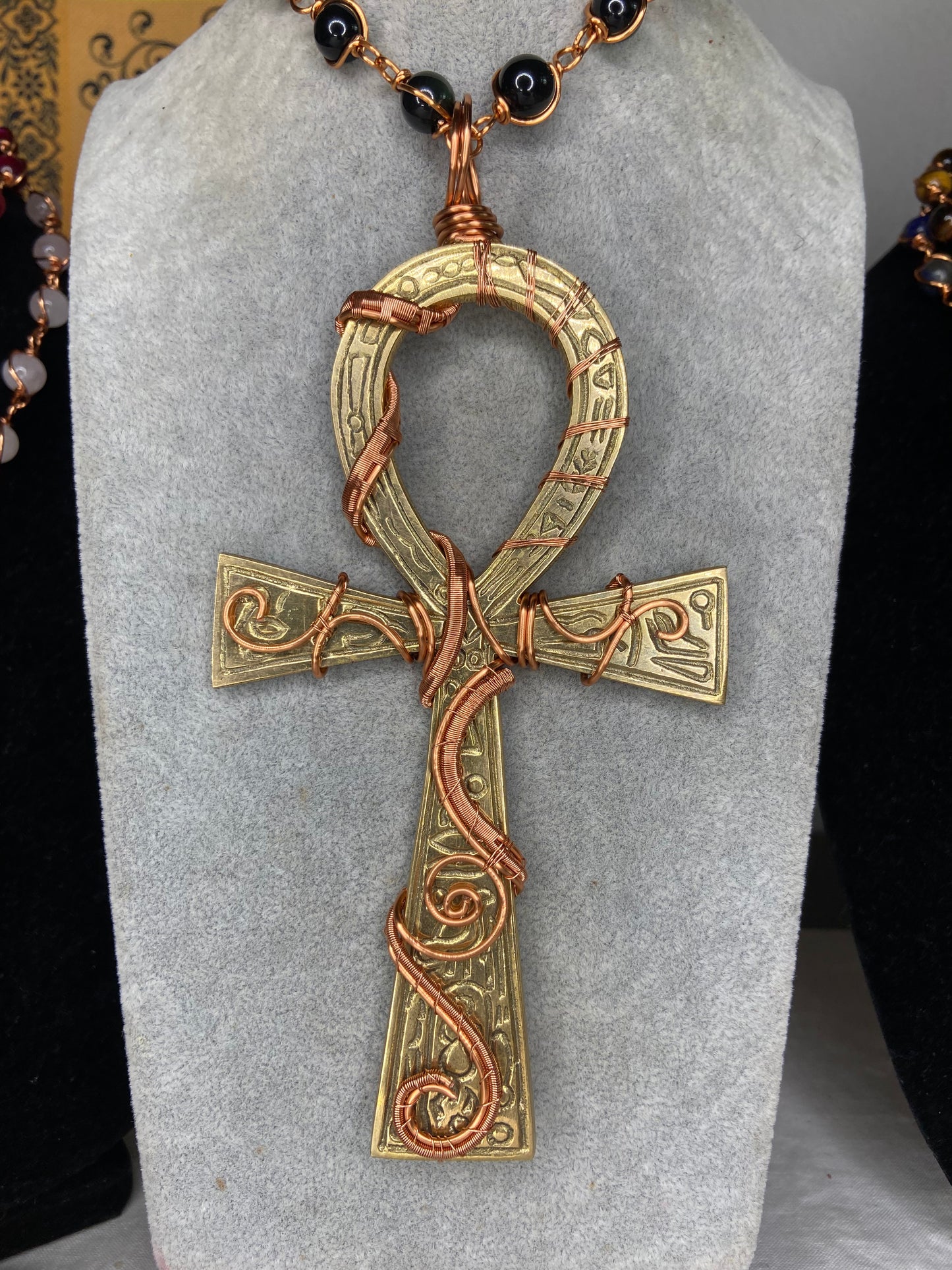 7in. Luxury Ankh Masterpiece healing Pendant