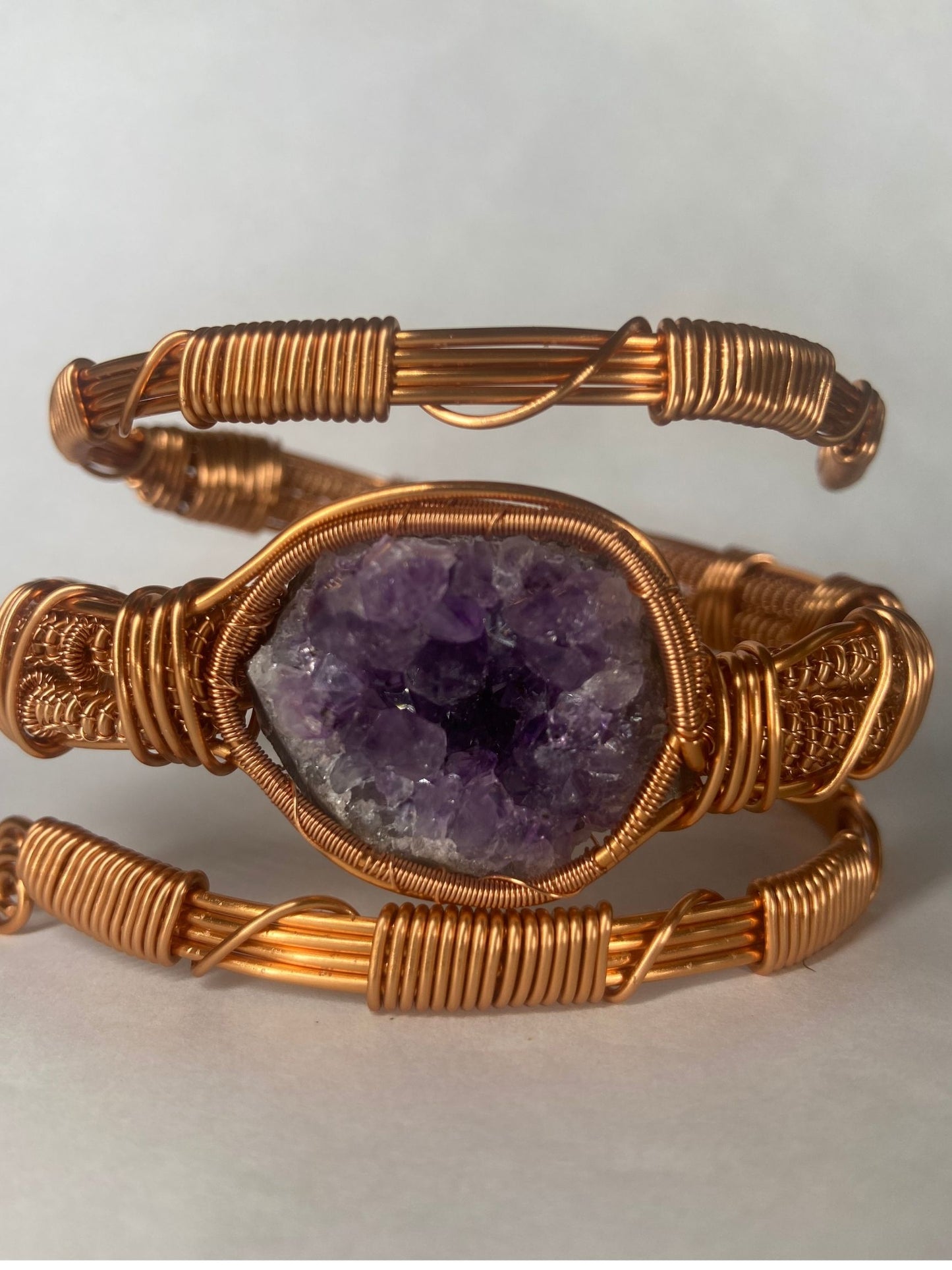 💜 Luxury Amethyst Masterpiece Healing Bracelet & Necklace Set