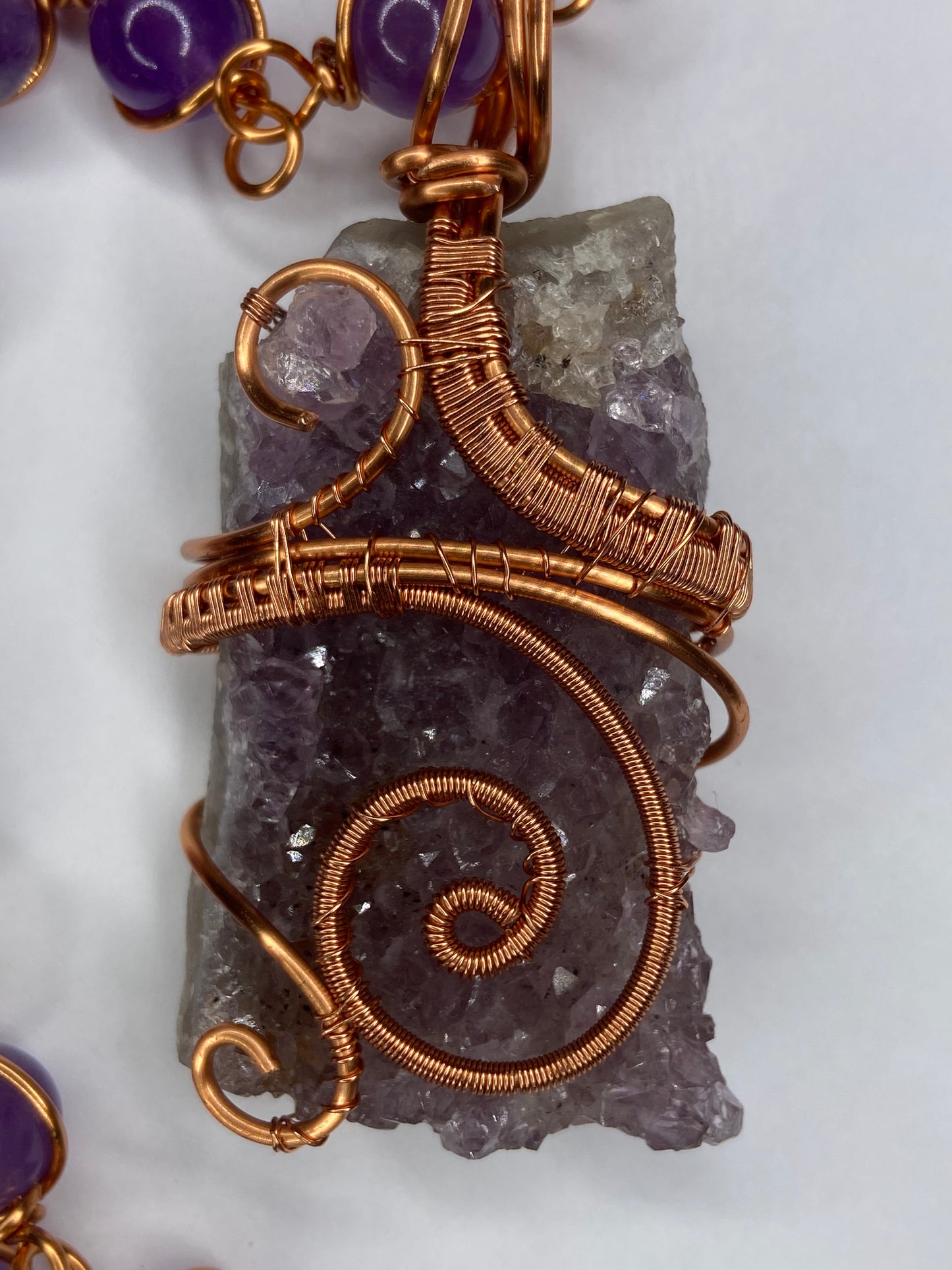 Luxury Amethyst Masterpiece Healing Pendant