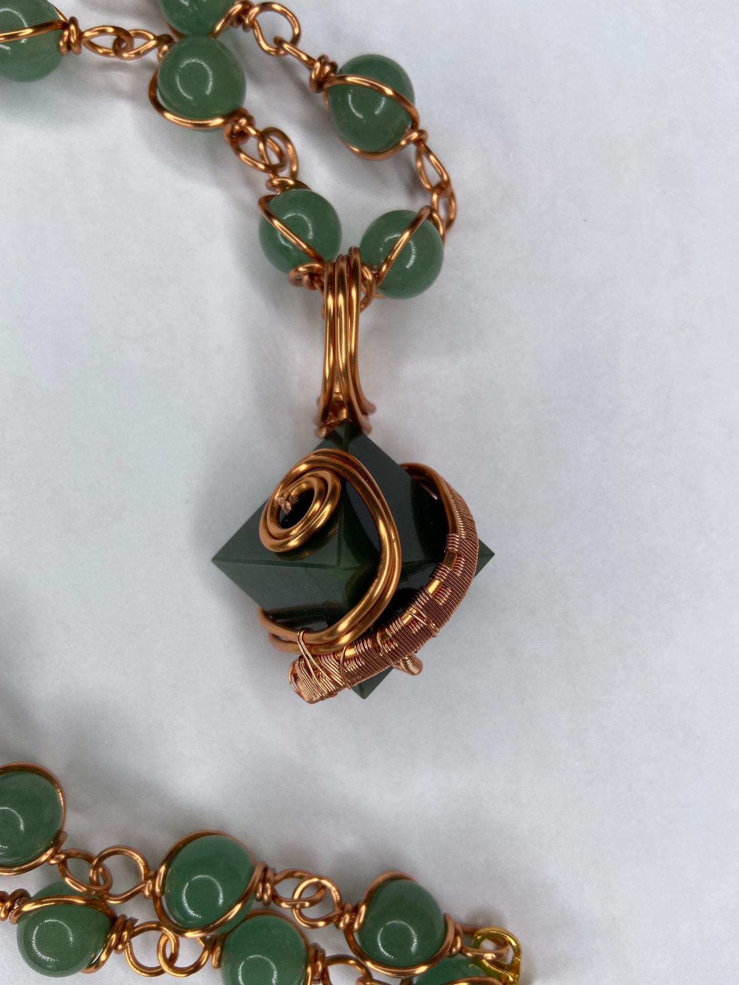 Luxury Green Aventurine Masterpiece Healing Pendant