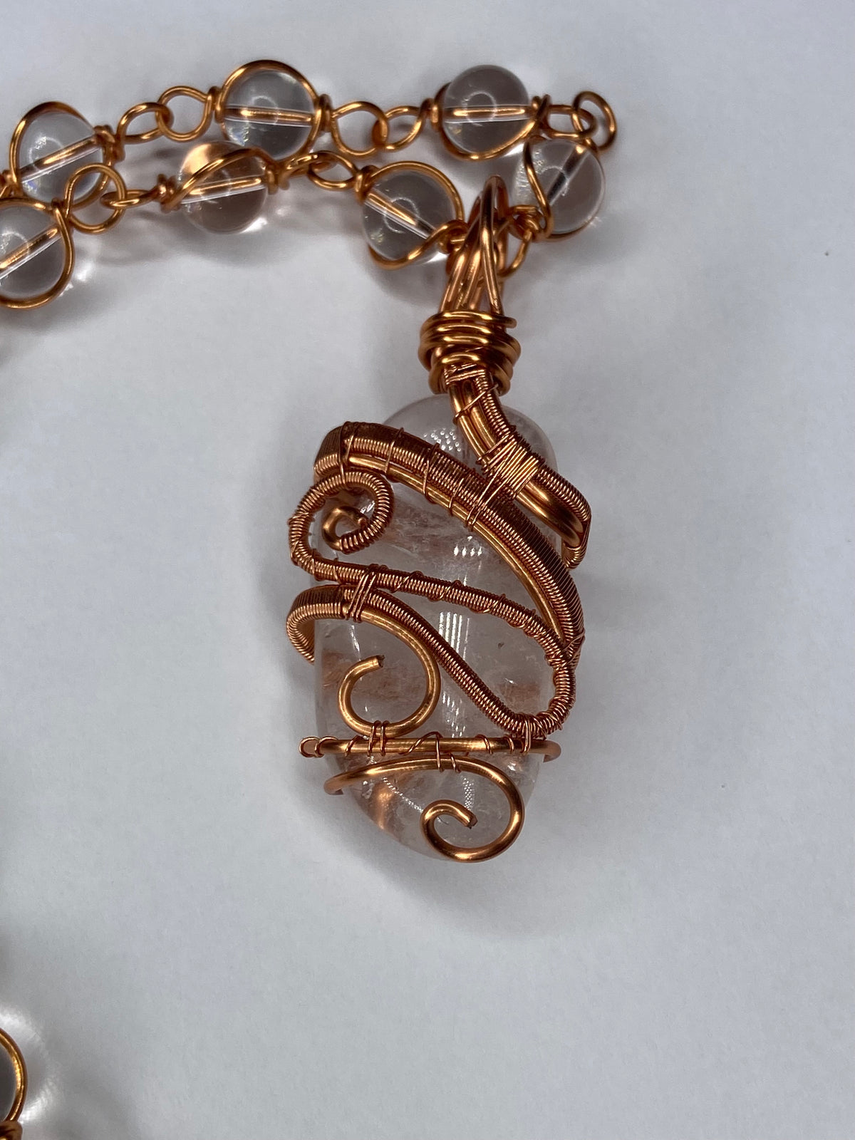 Luxury Clear Quartz Masterpiece Healing Pendant