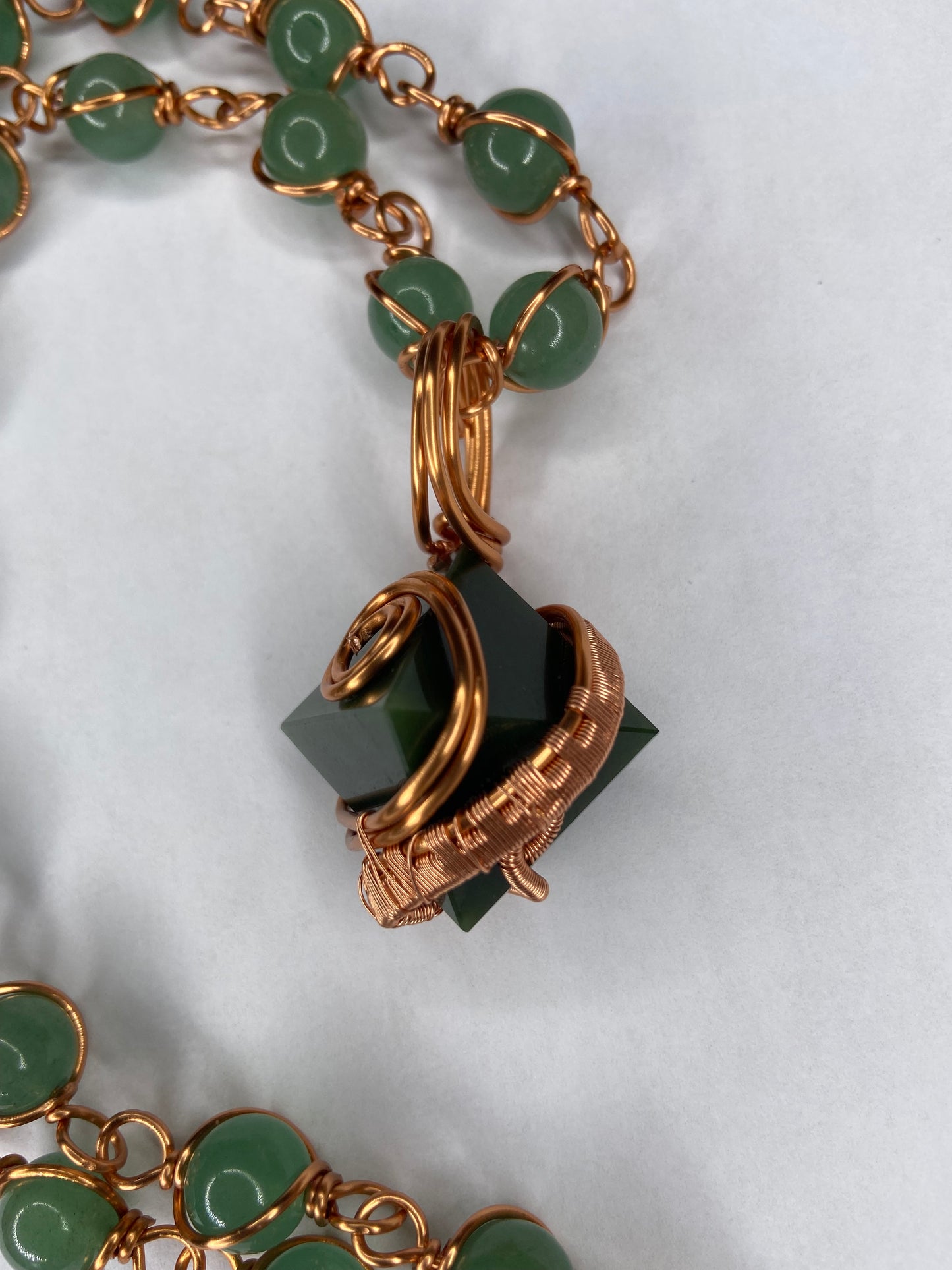 Luxury Green Aventurine Masterpiece Healing Pendant