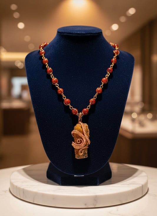 Luxury Vanadinite Masterpiece Healing Pendant