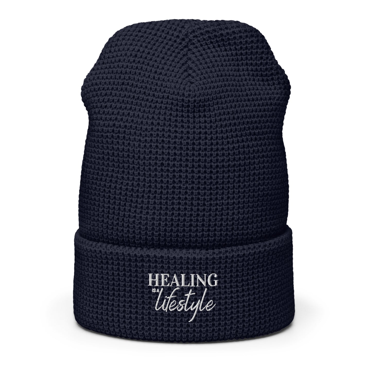Healing is a Lifestyle Luxury Waffle beanie