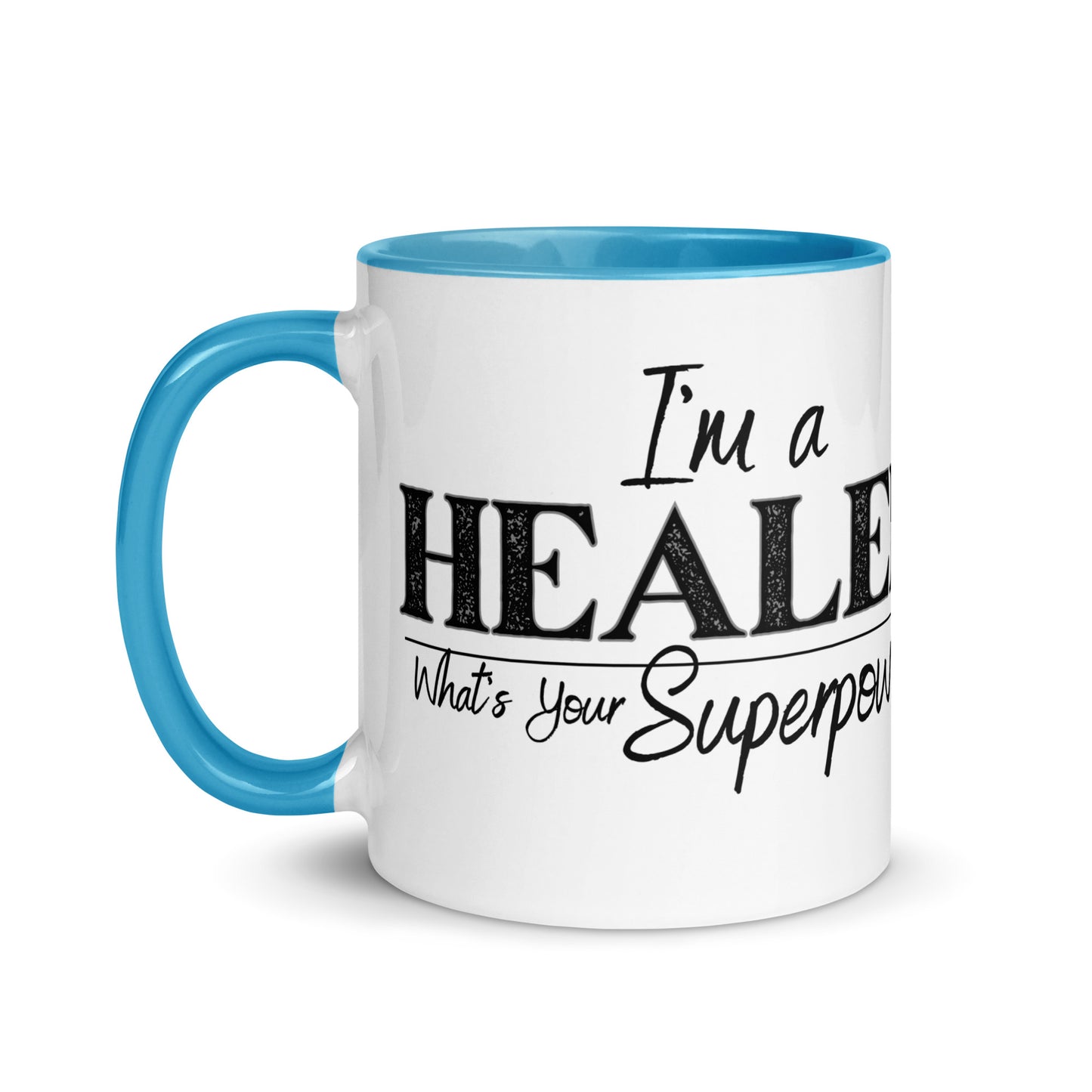 What's your Superpower Luxury Mug with Color