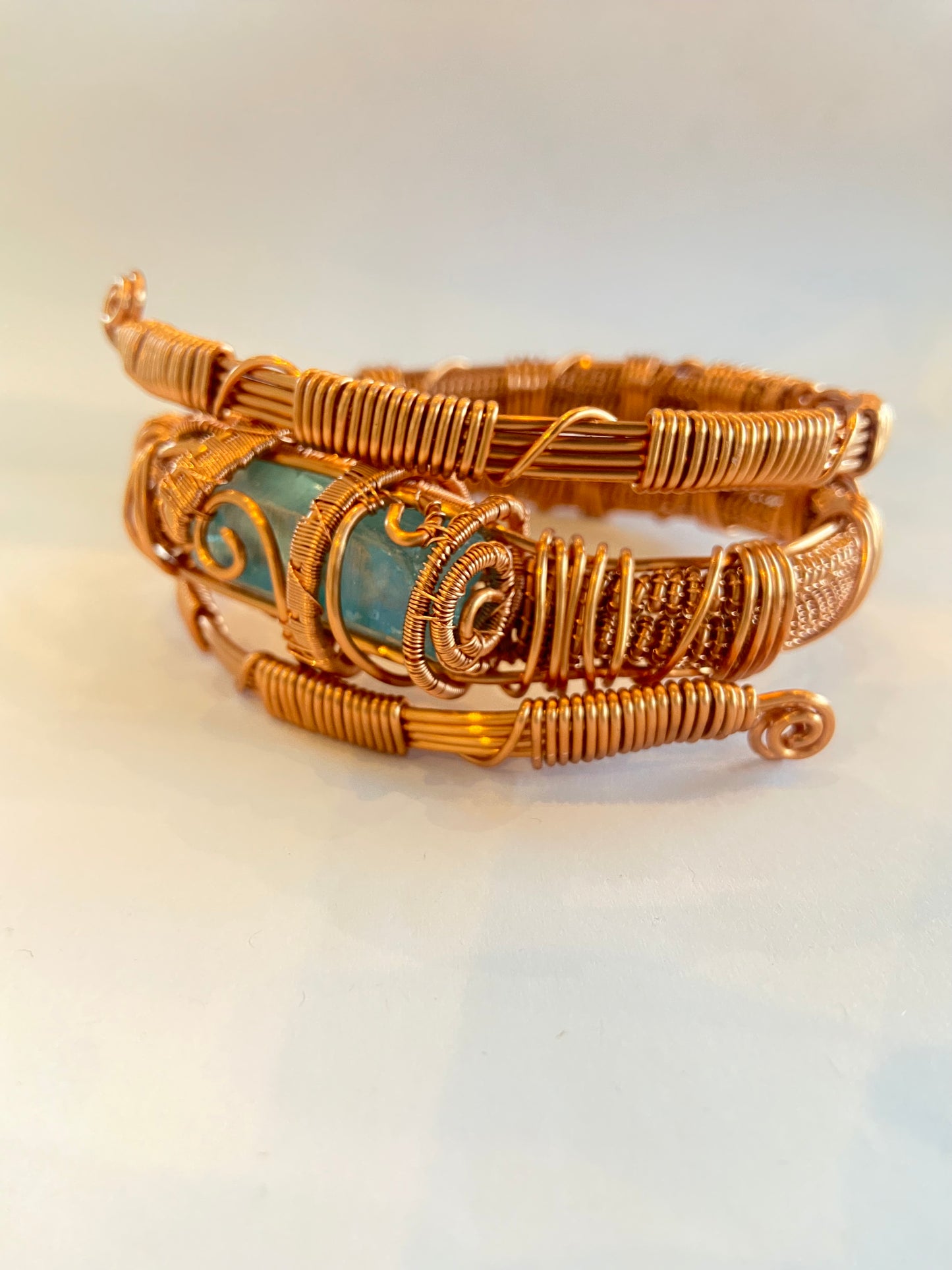 Aqua Aura Quartz Healing Masterpiece Bracelet