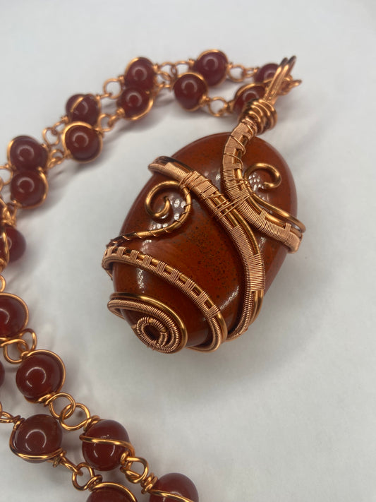 Red Jasper/Carnelian Masterpiece Pendant