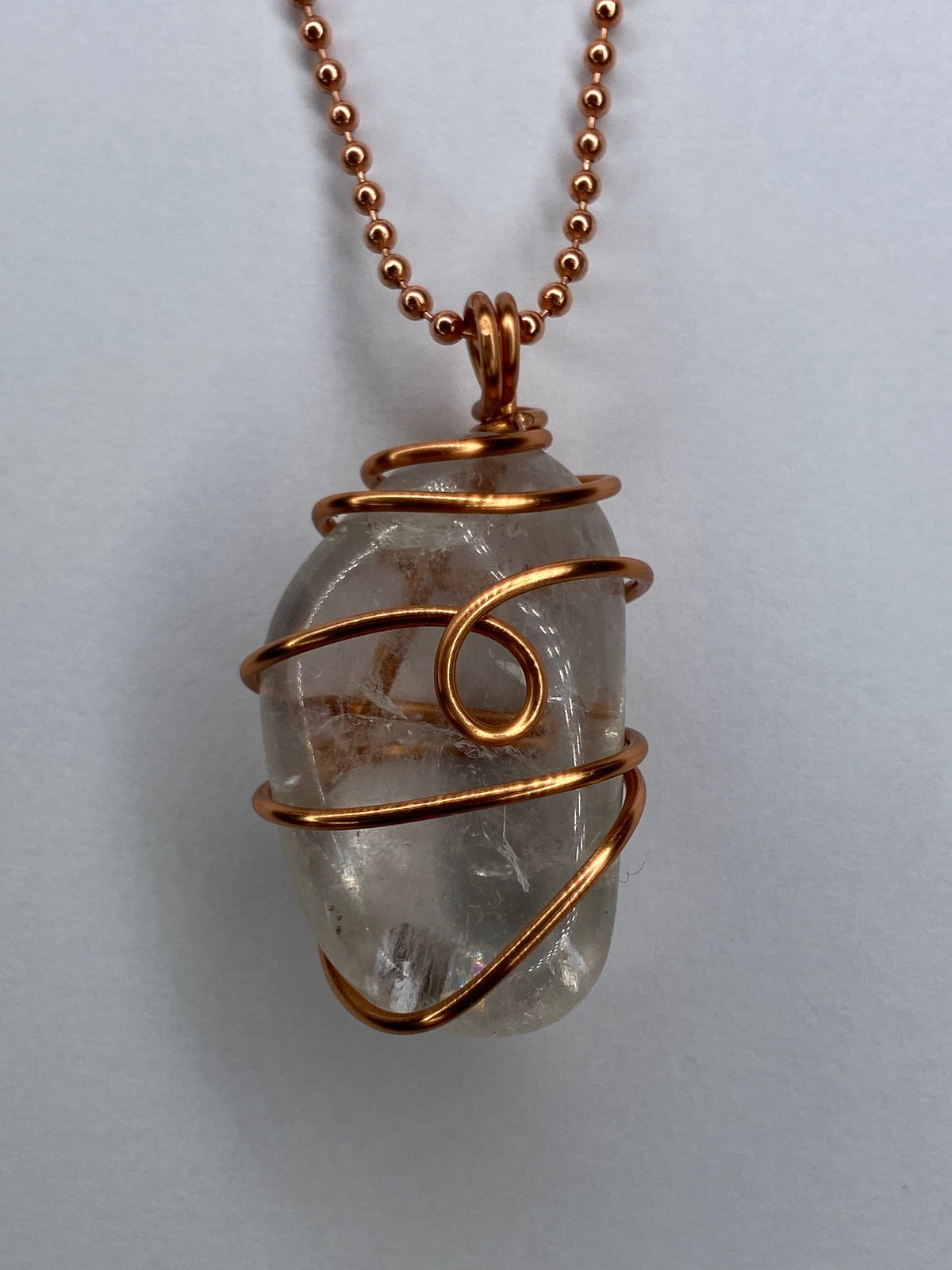 Clear Quartz Necklace for Clarity, Focus & Energy Amplification