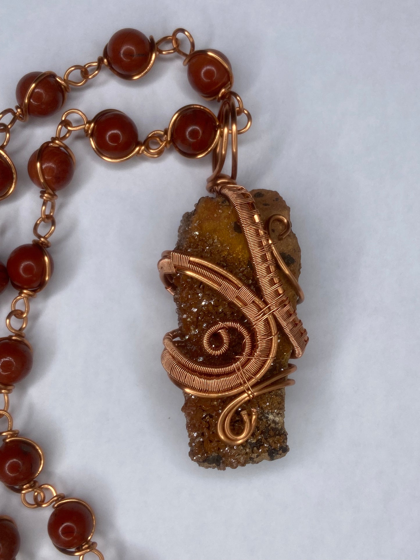 Luxury Vanadinite Masterpiece Healing Pendant
