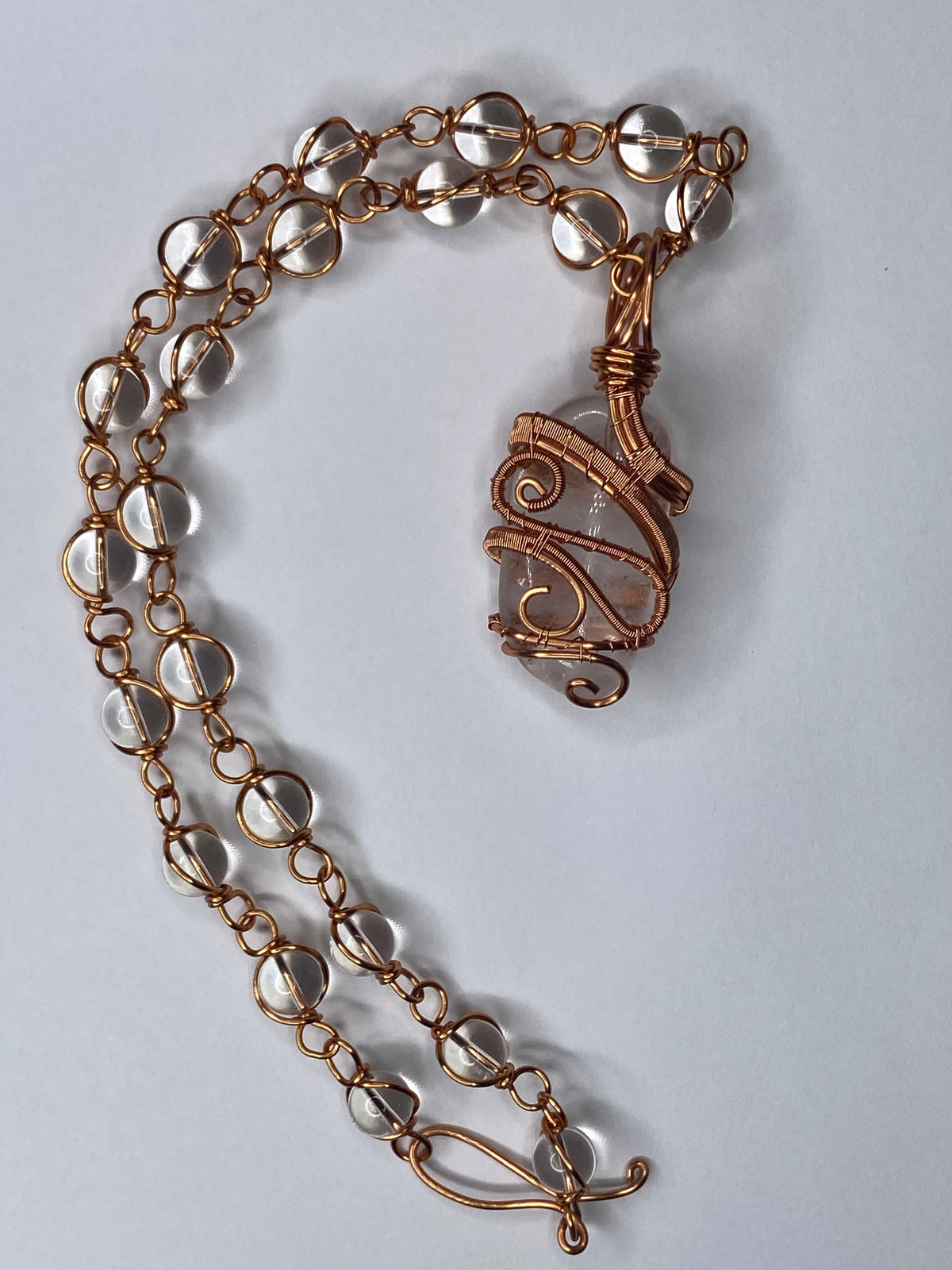 Luxury Clear Quartz Masterpiece Healing Pendant