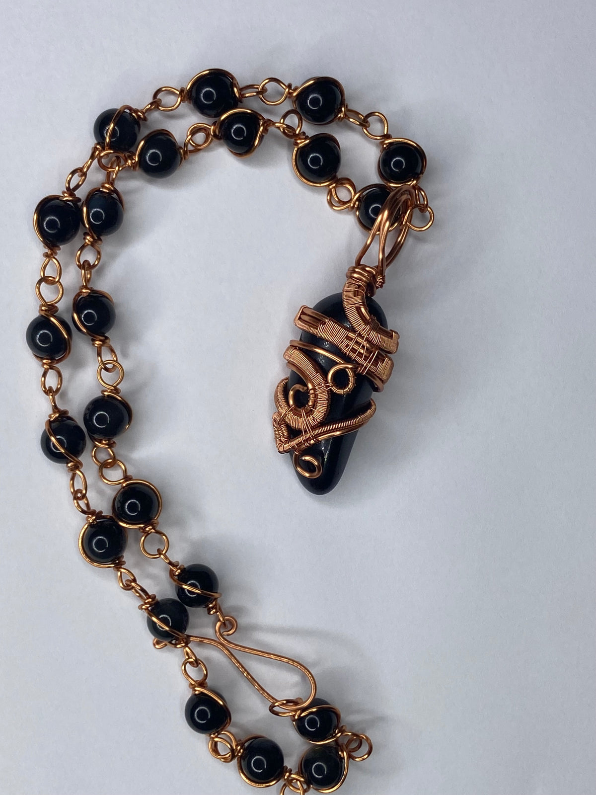 Black/Golden Obsidian Masterpiece Healing Pendant