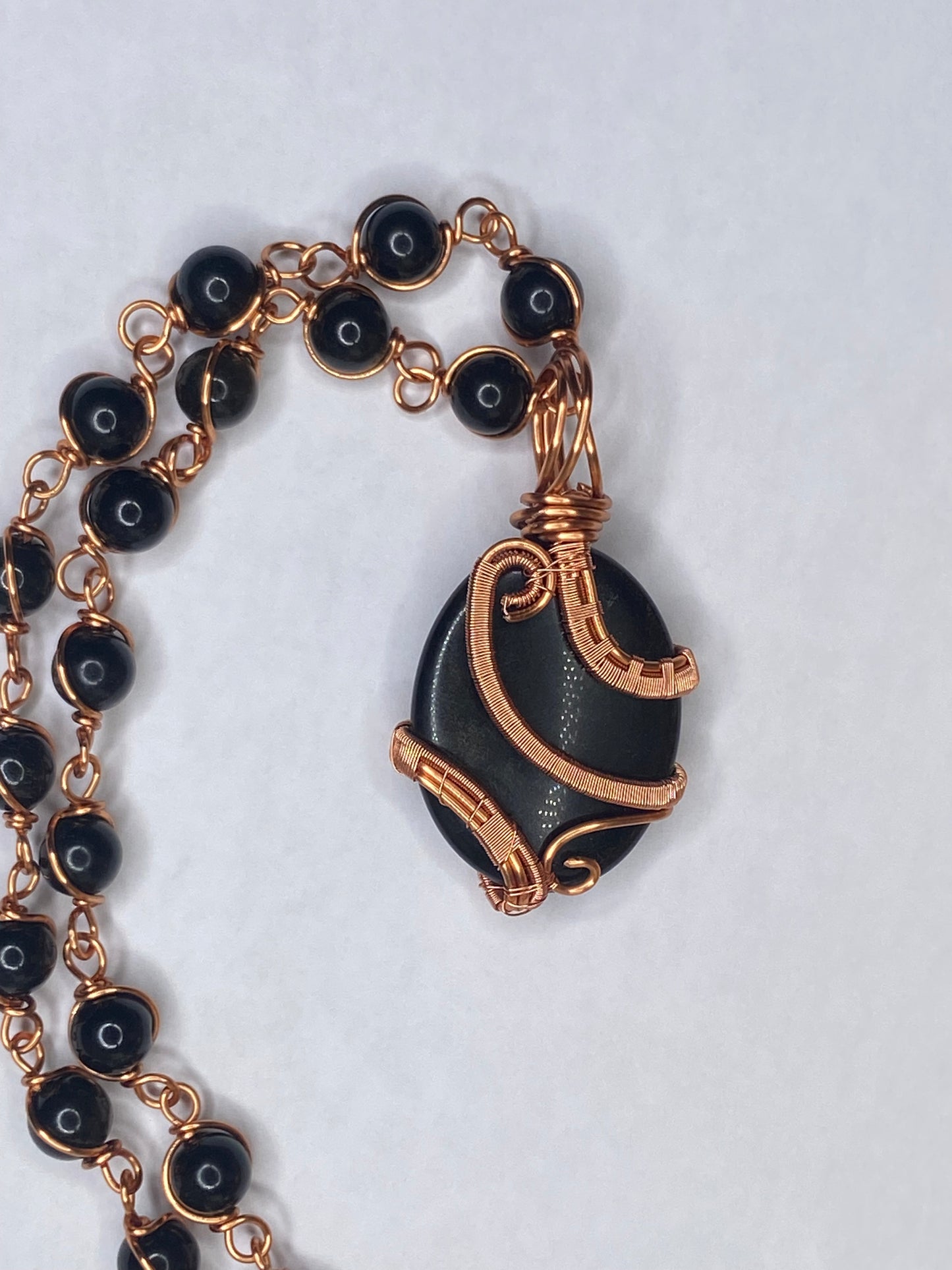 Luxury Golden Obsidian Reiki Infused Masterpiece Pendant