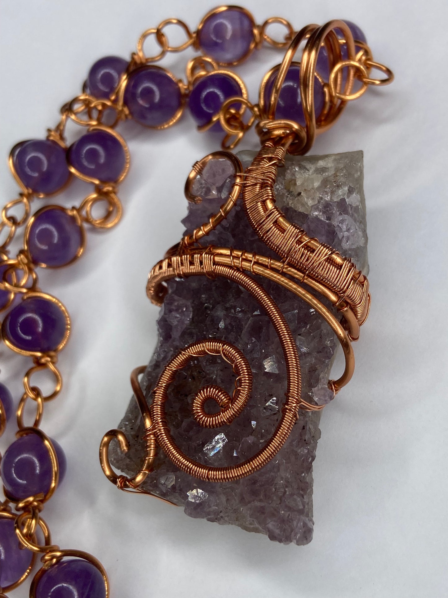 Luxury Amethyst Masterpiece Healing Pendant