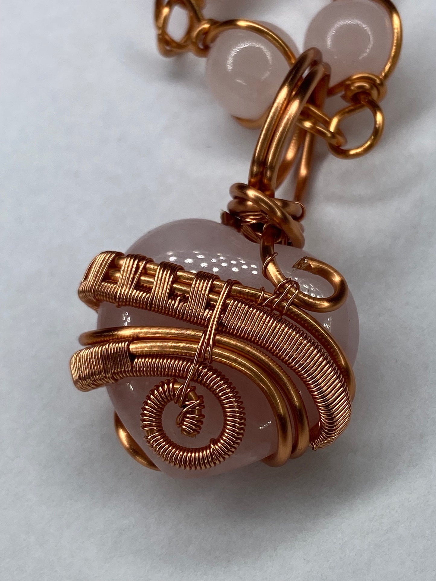 Luxury Heart Rose Quartz Masterpiece Healing Pendant