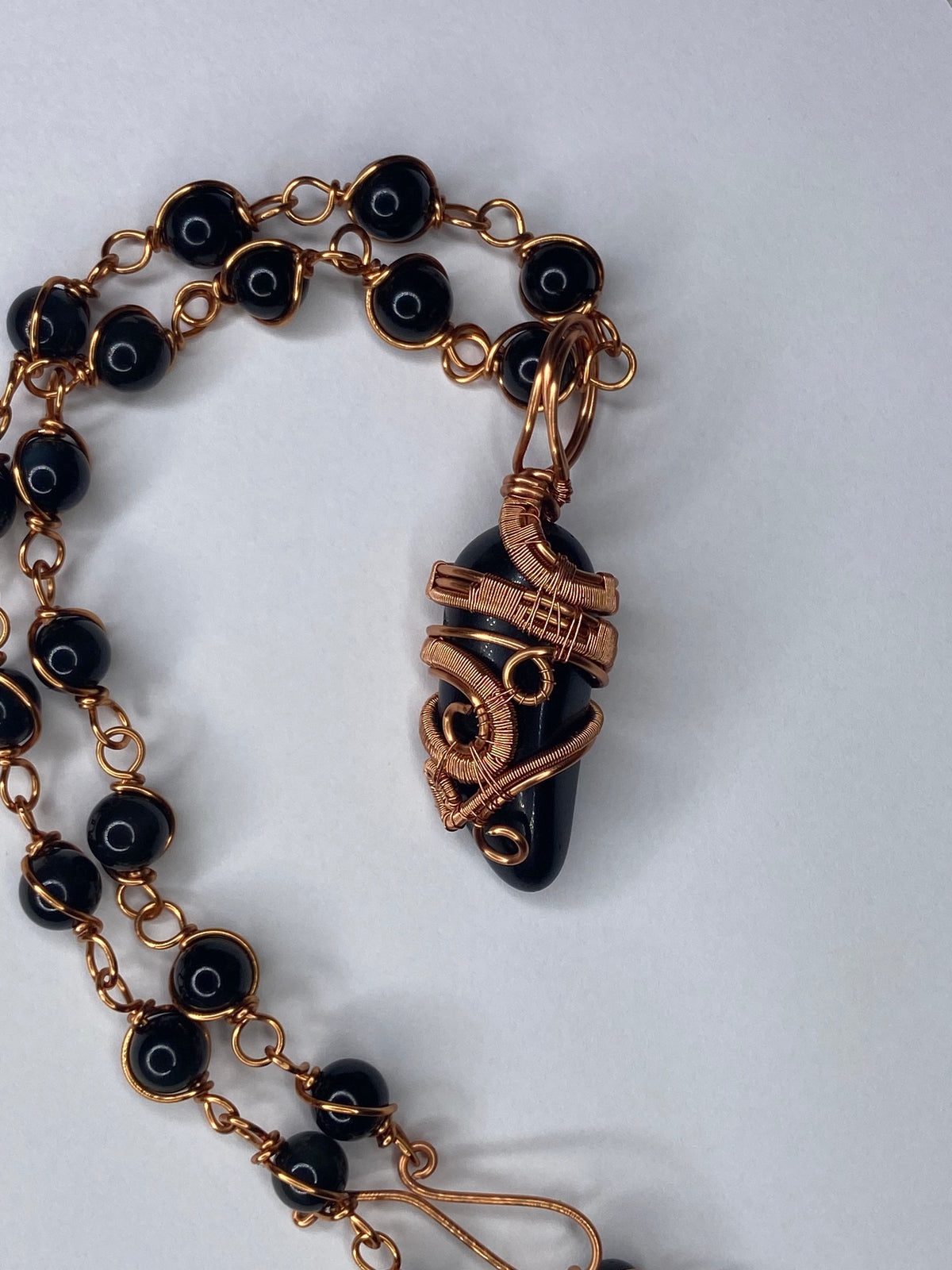 Black/Golden Obsidian Masterpiece Healing Pendant