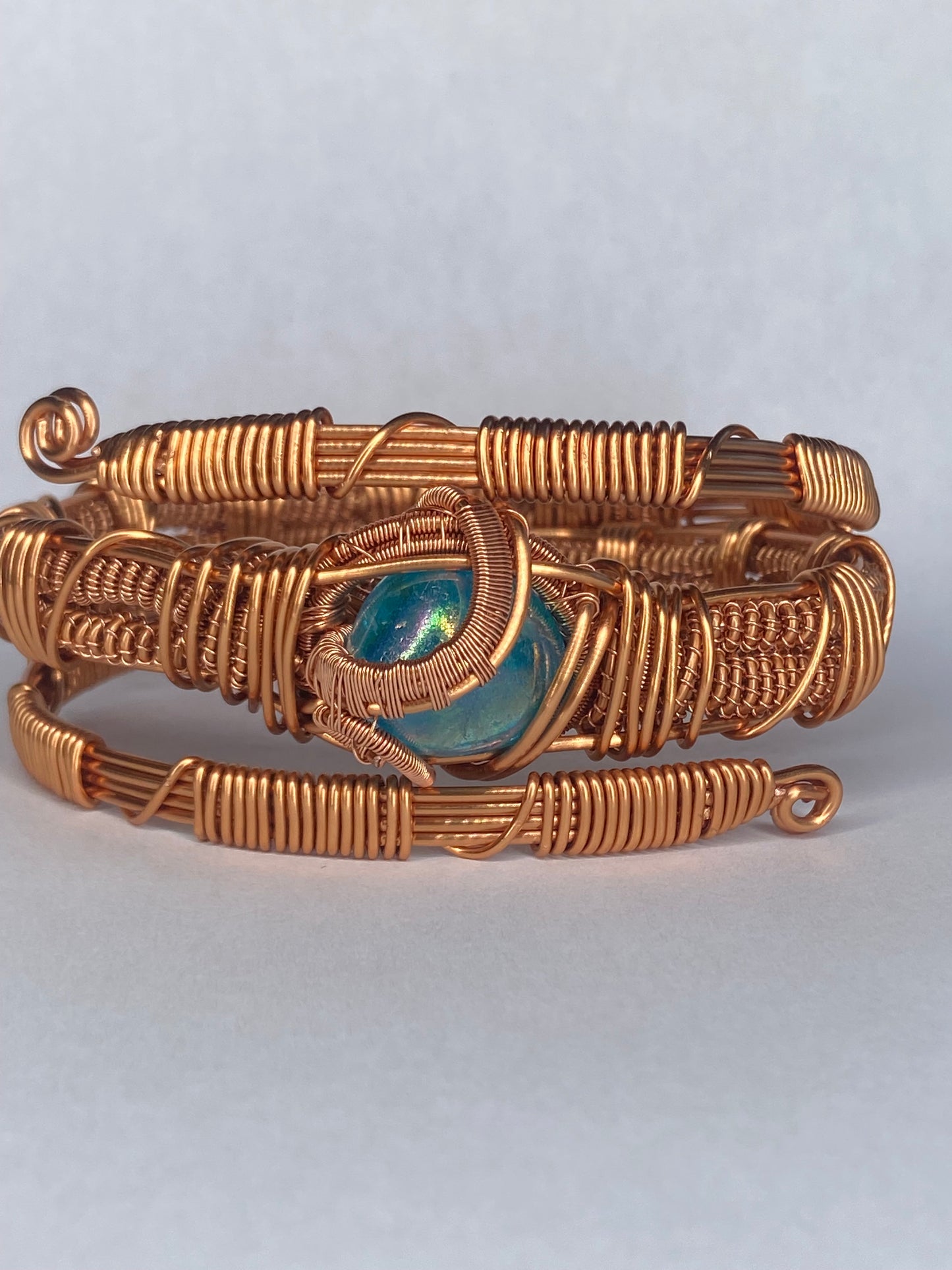 Luxury Aqua Aura Quartz Masterpiece Bracelet