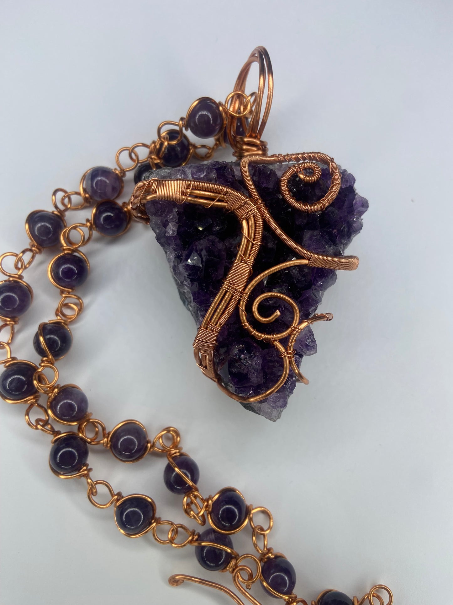 Luxury Amethyst Masterpiece Healing Pendant