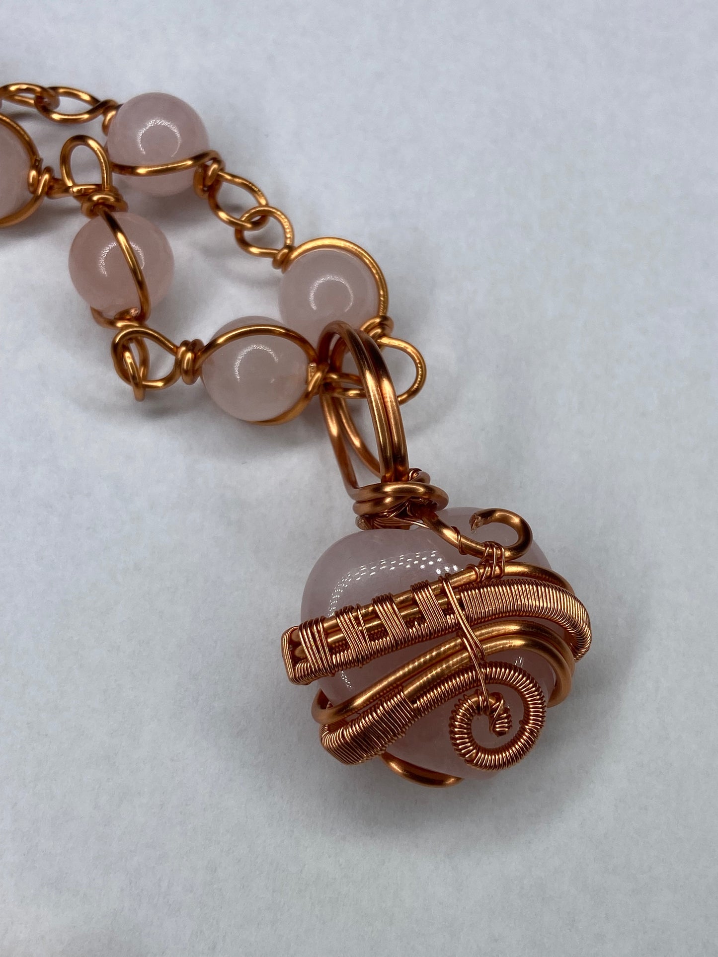Luxury Heart Rose Quartz Masterpiece Healing Pendant