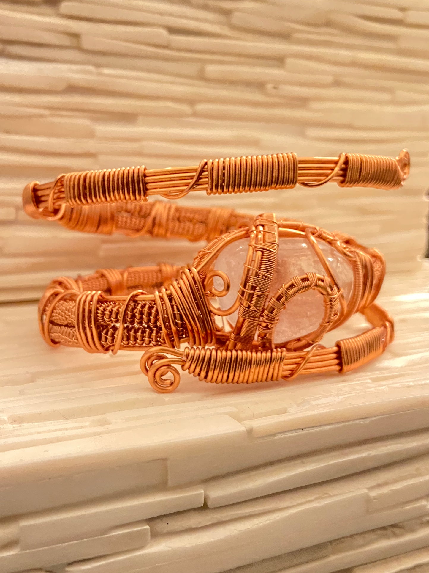 Luxury Clear Quartz Masterpiece Healing Bracelet