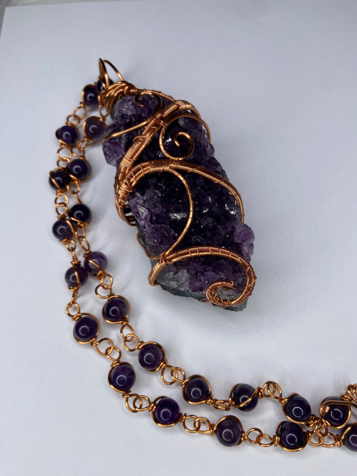 Luxury Amethyst Masterpiece Healing Pendant