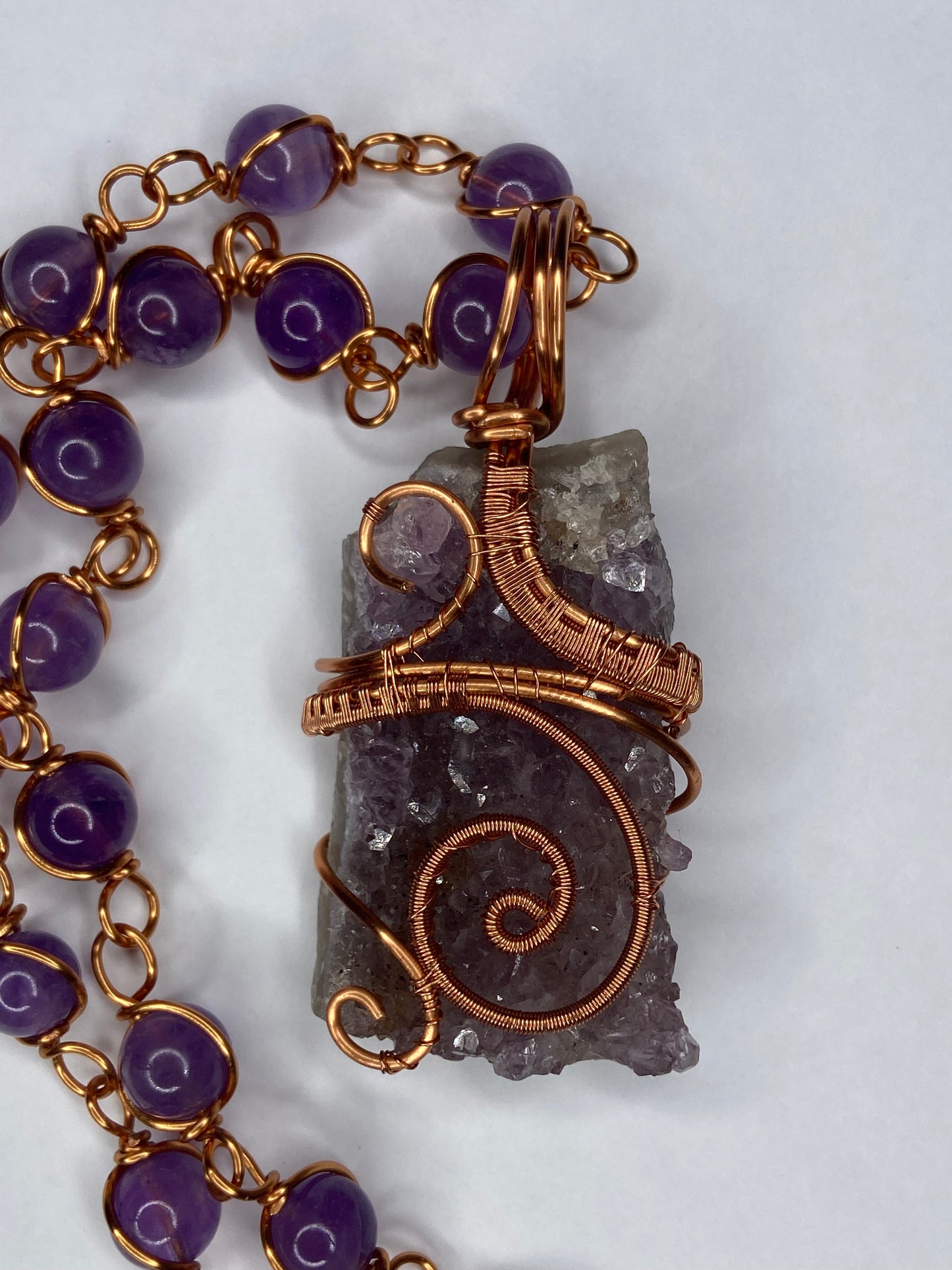 Luxury Amethyst Masterpiece Healing Pendant