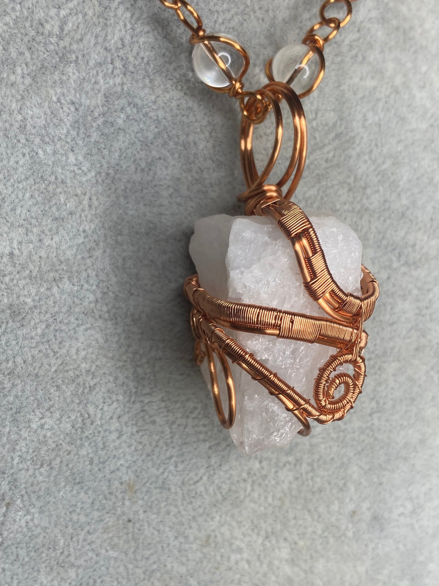 Luxury Clear Quartz Healing Masterpiece Pendant