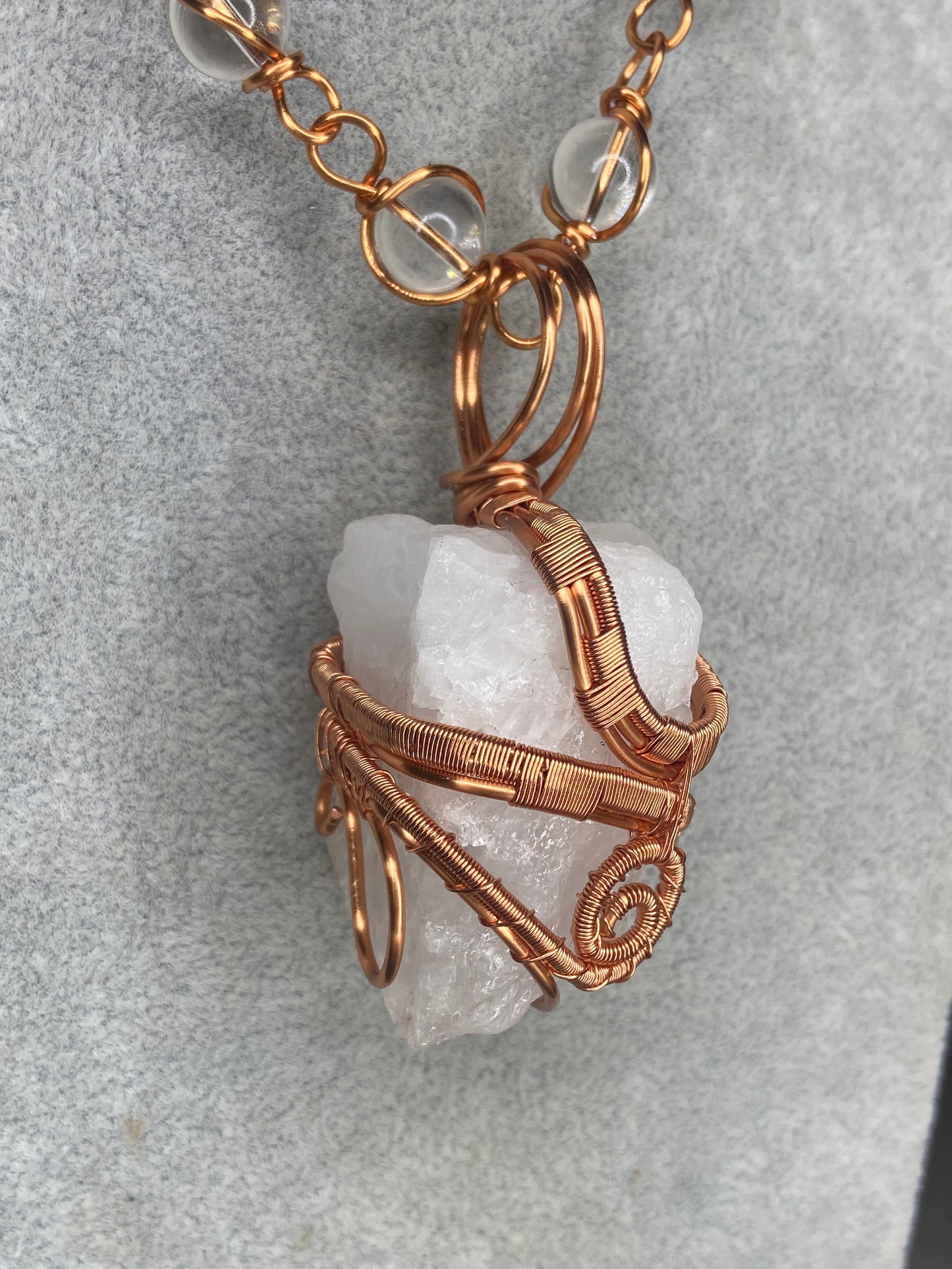 Luxury Clear Quartz Healing Masterpiece Pendant