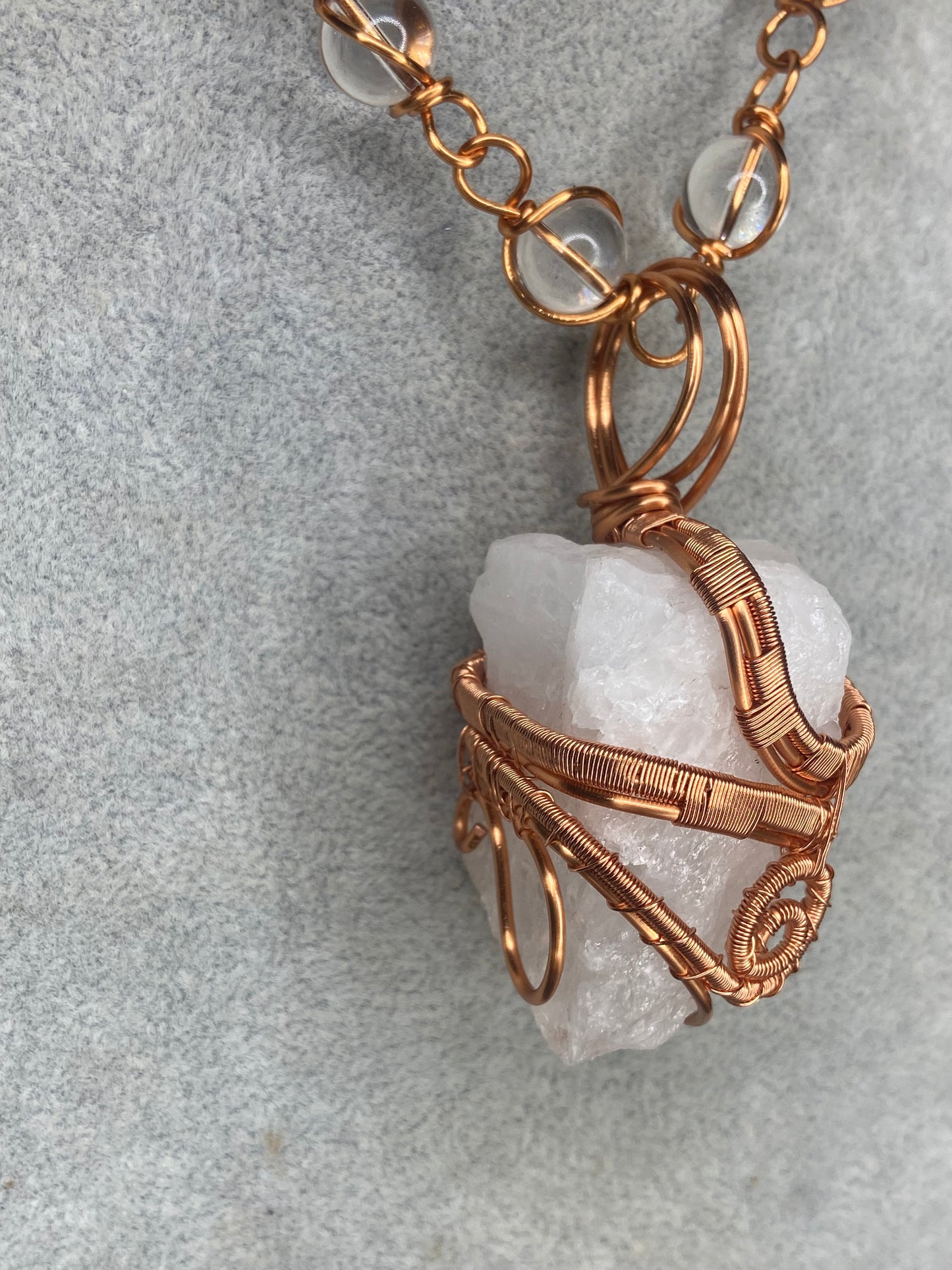 Luxury Clear Quartz Healing Masterpiece Pendant