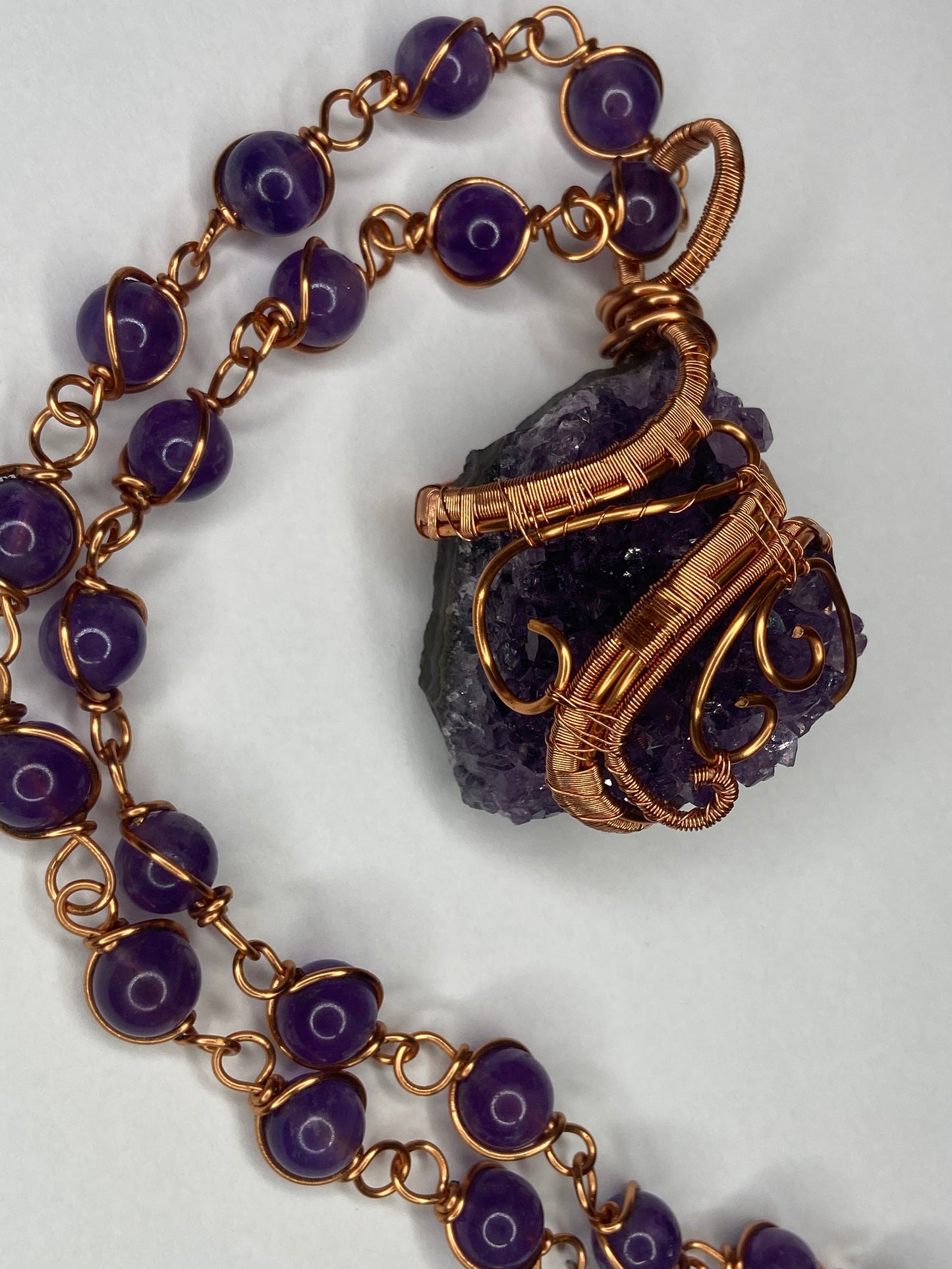 Luxury Amethyst Masterpiece Healing Pendant
