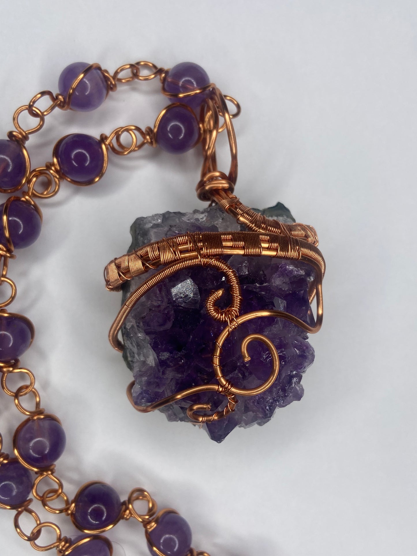 Luxury Amethyst Masterpiece Healing Pendant