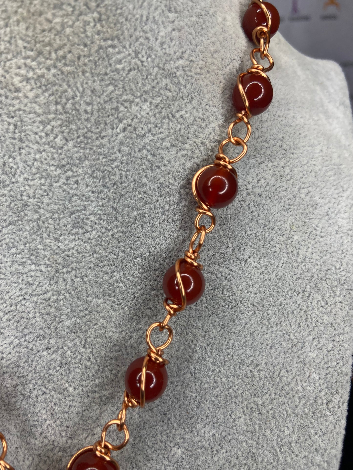 Vanadinite + Carnelian Reiki Infused Masterpiece Pendant