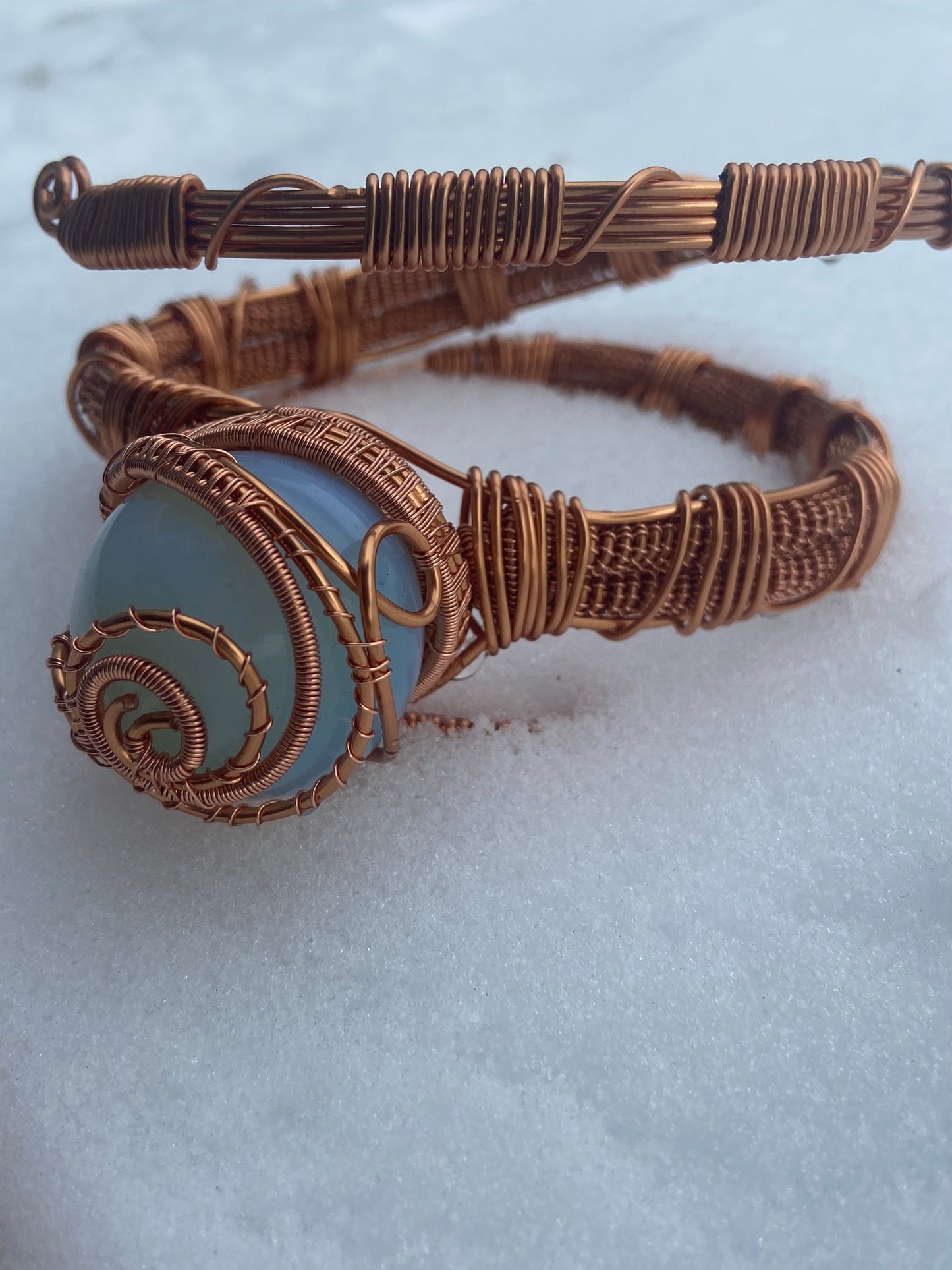 Luxury Opal Masterpiece Copper Healing Bracelet