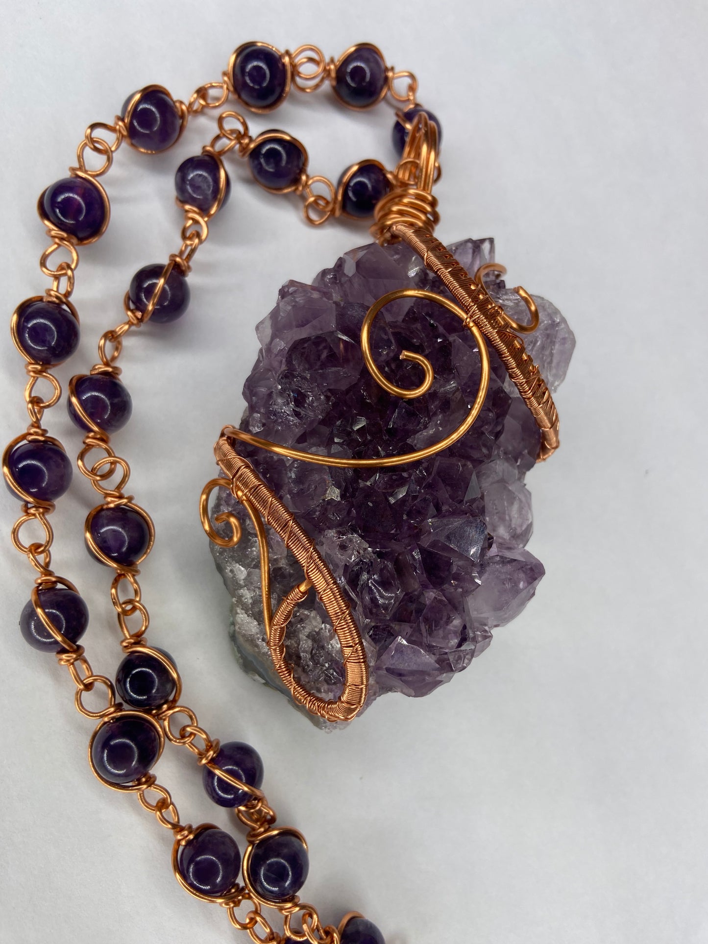 Ultra Premium Purple Amethyst Masterpiece Pendant/Necklace