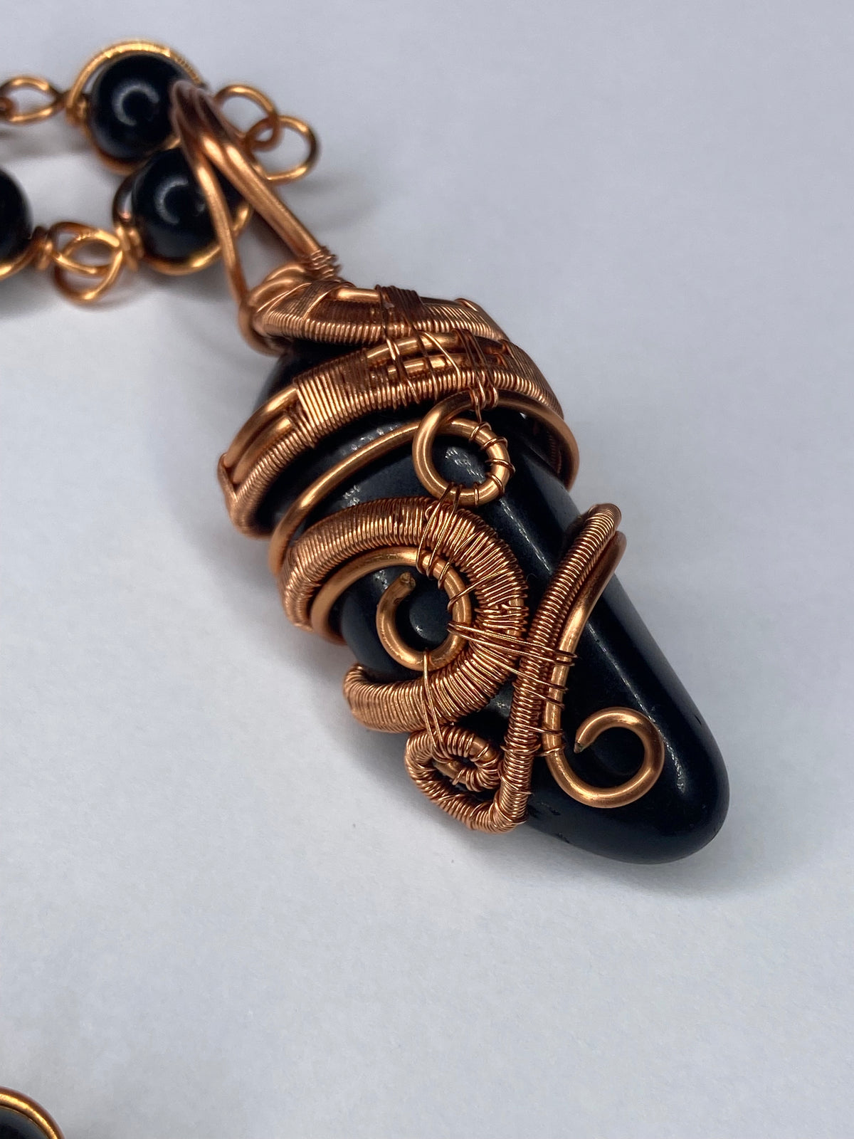 Black/Golden Obsidian Masterpiece Healing Pendant