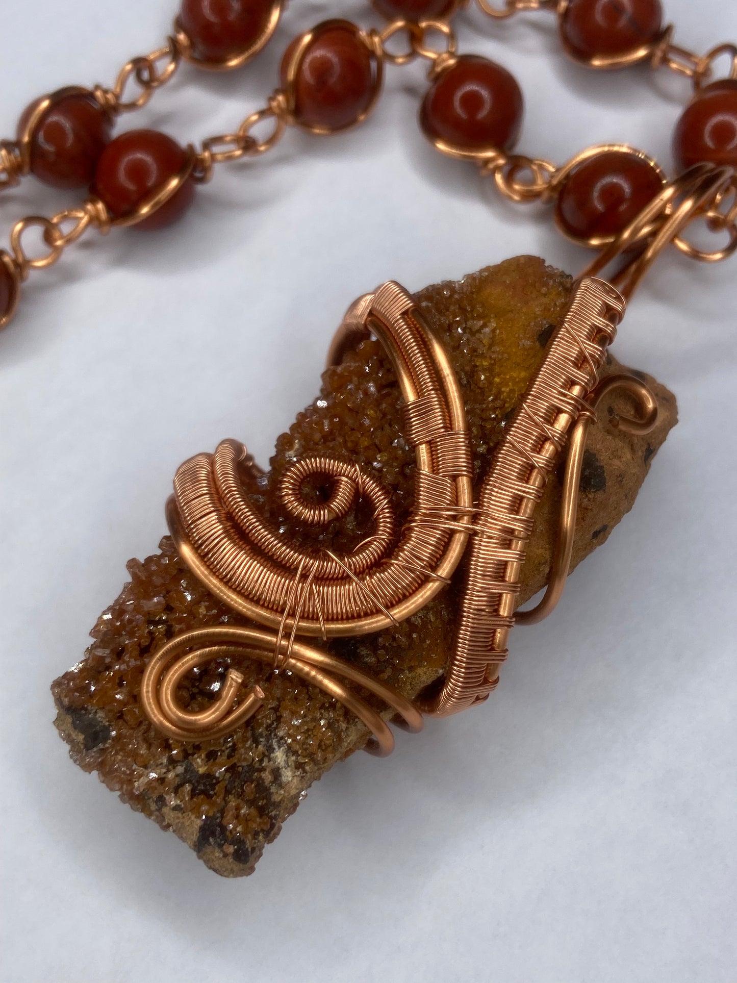 Luxury Vanadinite Masterpiece Healing Pendant