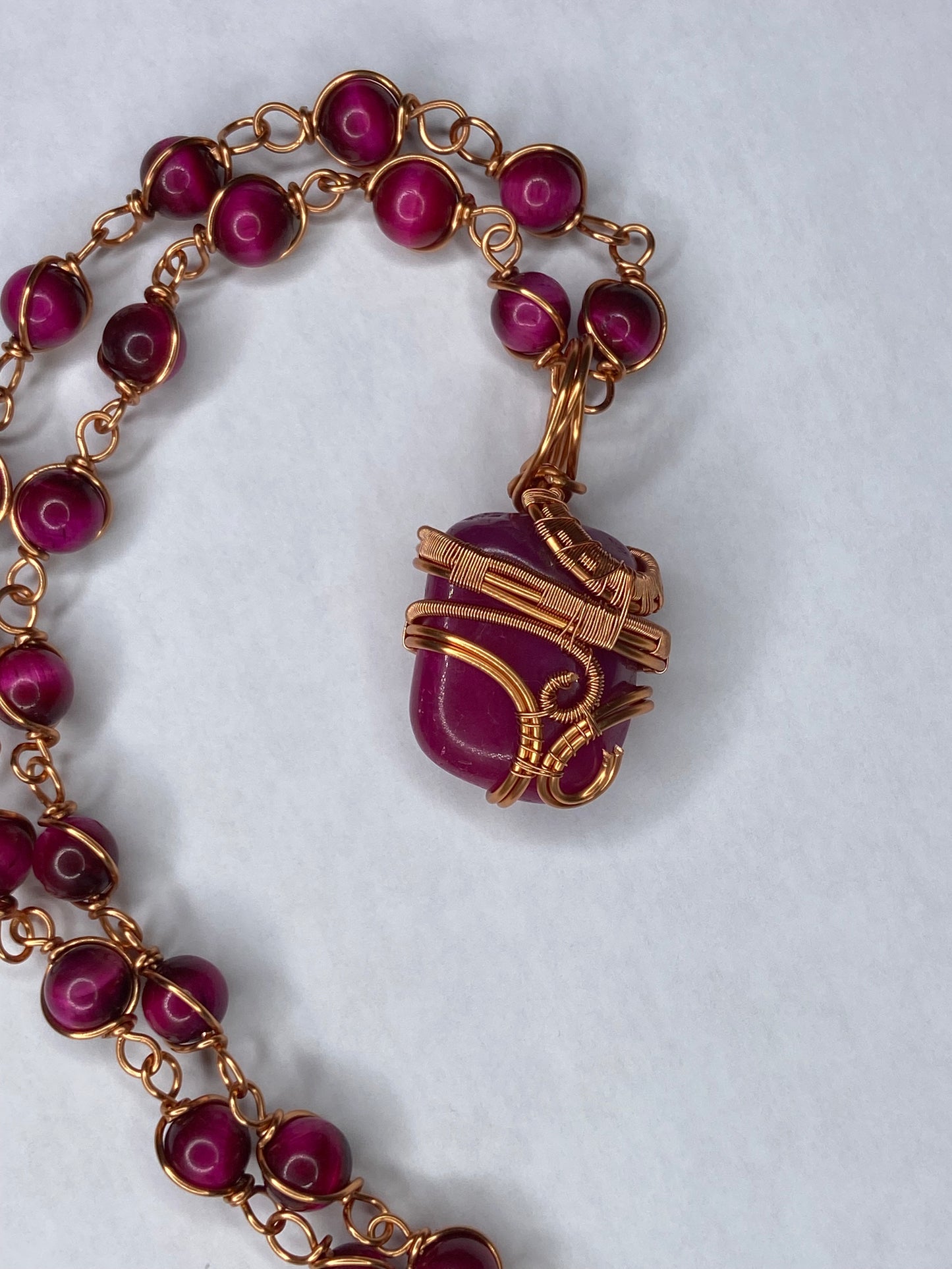 Luxury Pink Lace Agate Healing Masterpiece Pendant